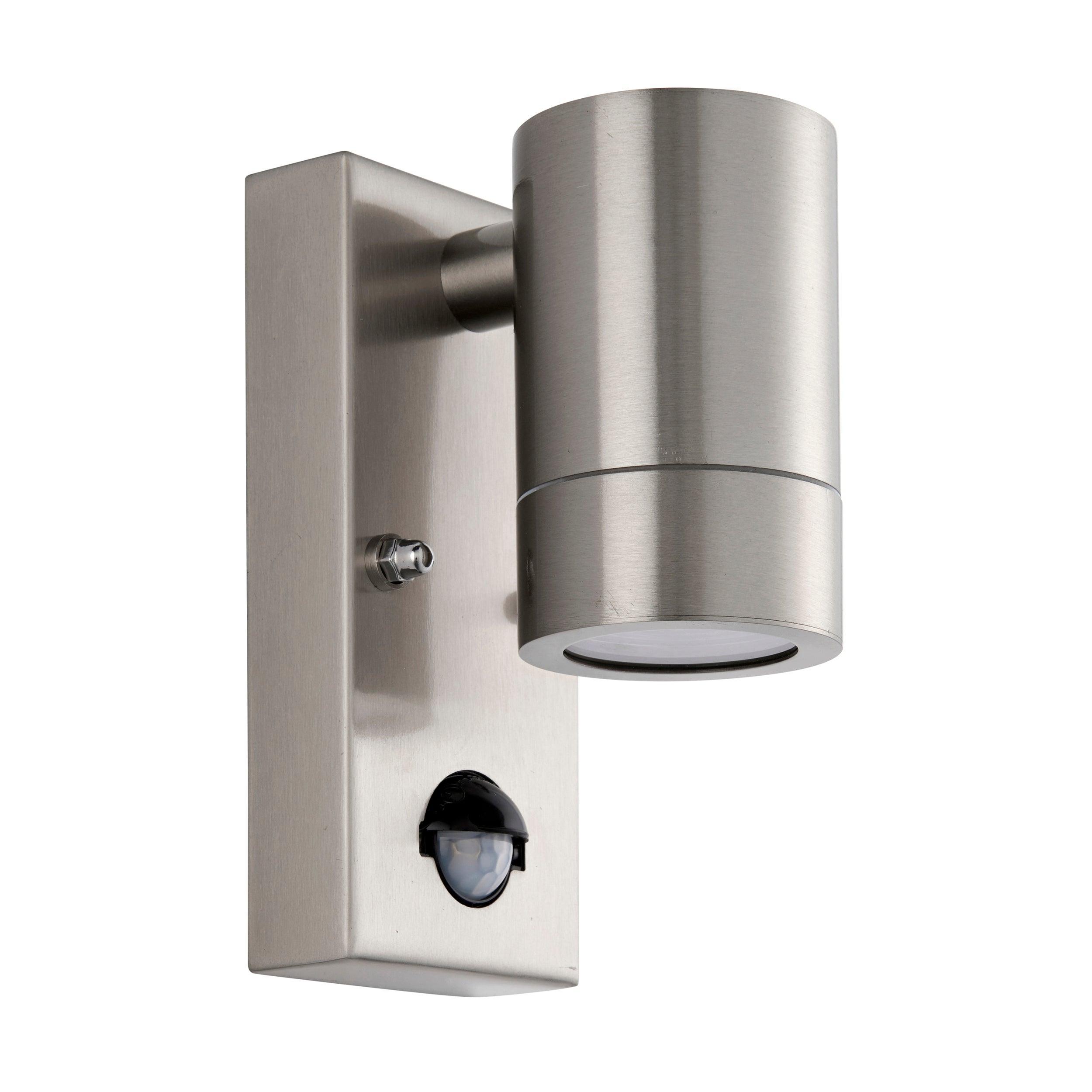 palin pir sensor marine grade outdoor wall light ip65 7wby Saxby Lighting, close up image