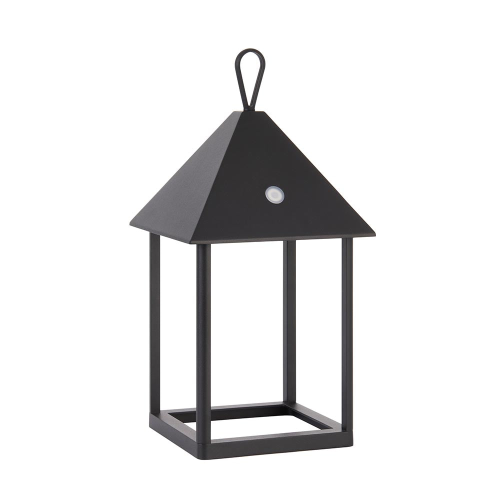 Hoot Battery Powered Black Outdoor Medium Table Lamp