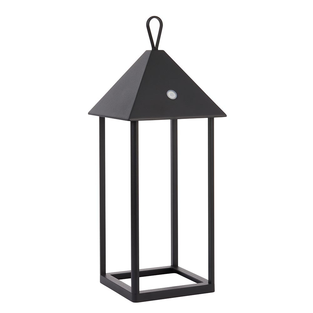Hoot Battery Powered Black Outdoor Large Table Lamp