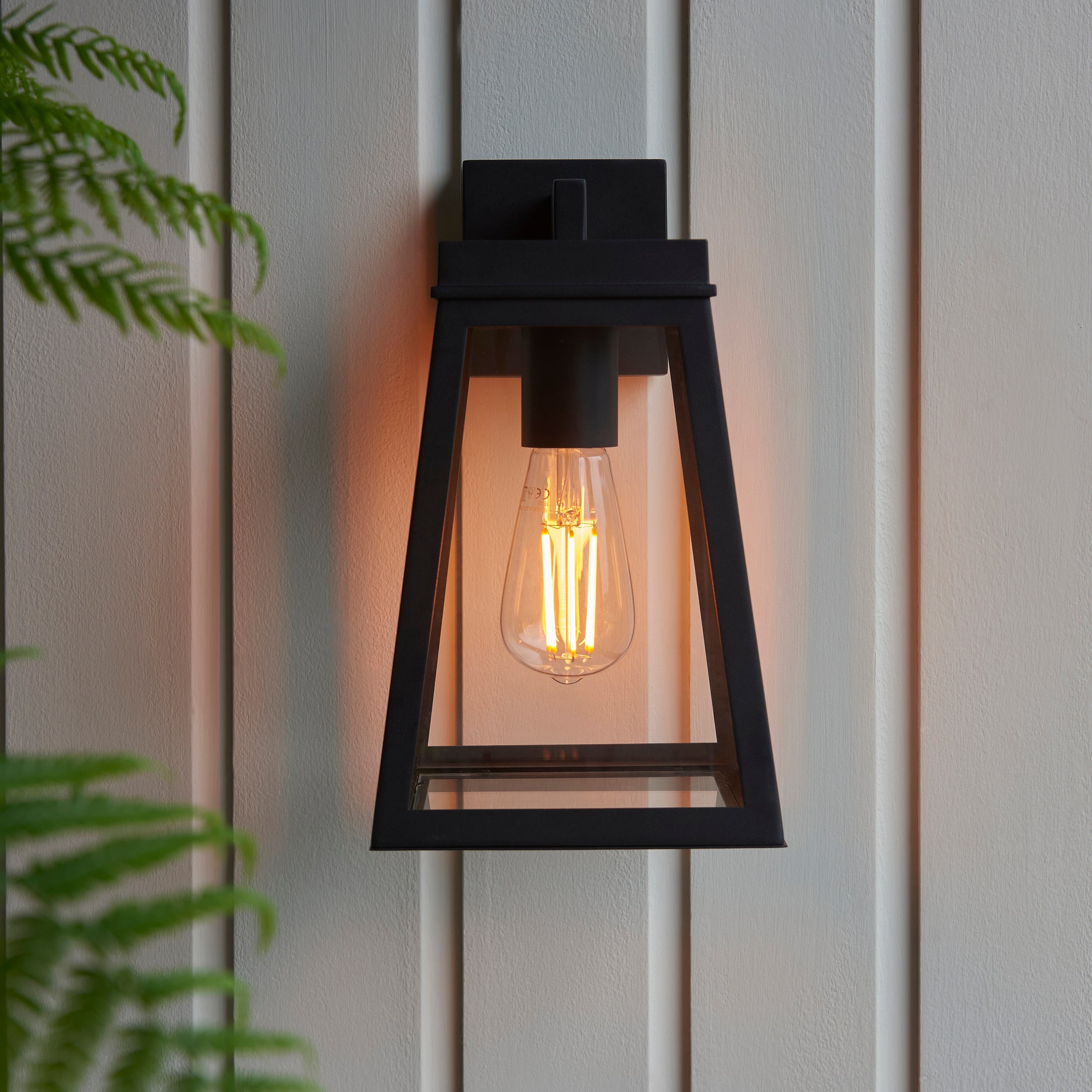 Lymington Black Outdoor Wall Light
