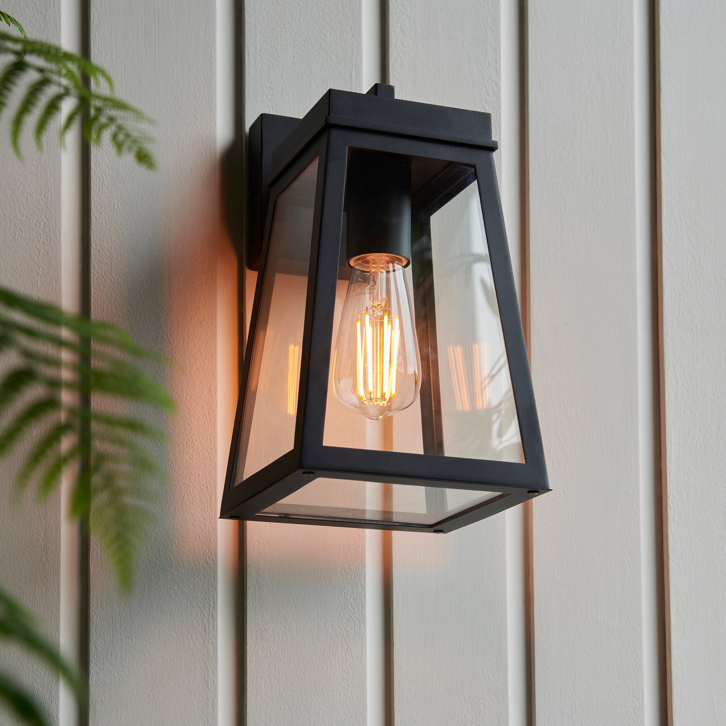 Lymington Black Outdoor Wall Light