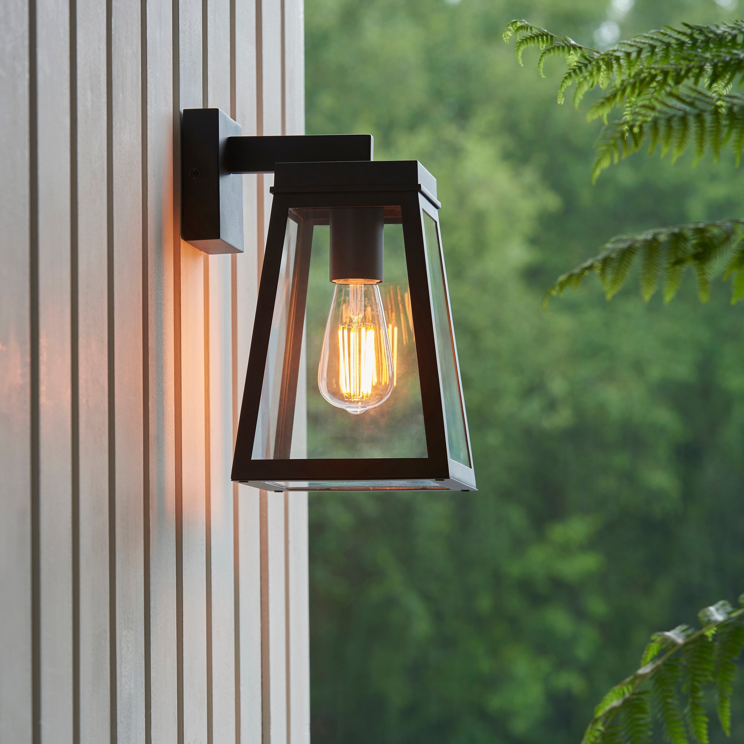 Lymington Black Outdoor Wall Light