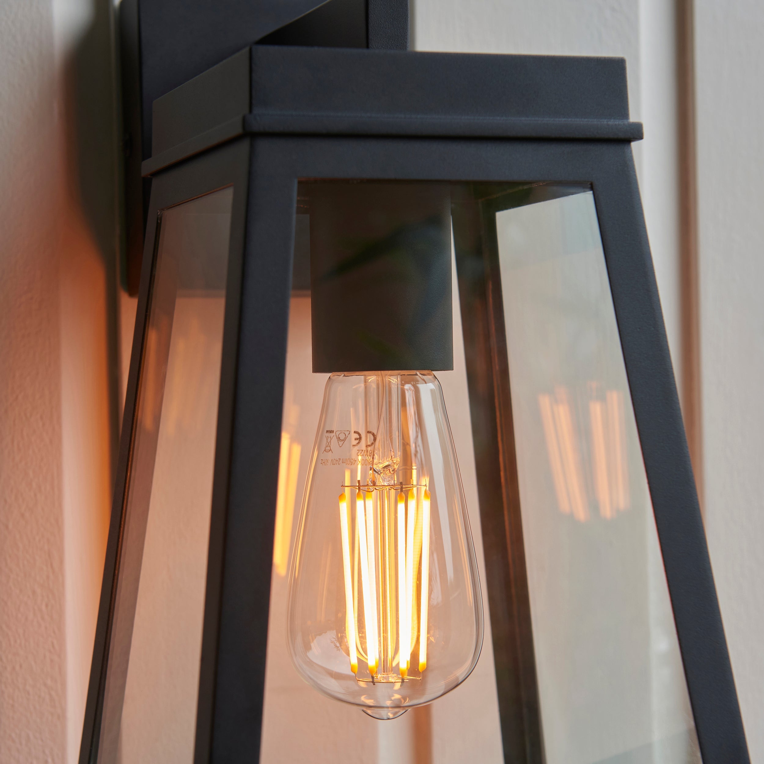 Lymington Black Outdoor Wall Light