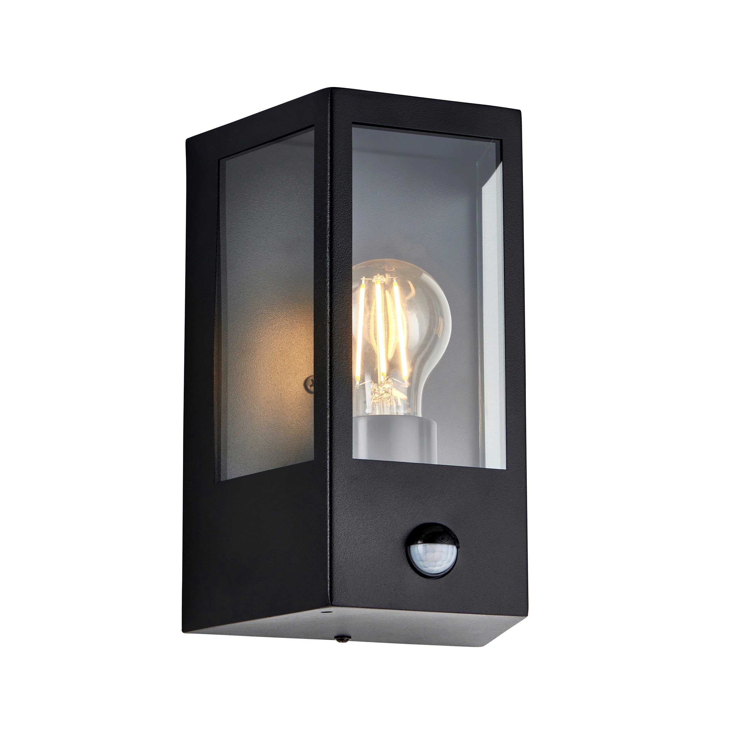 Huntington PIR Black Outdoor Wall Light 120552 by Endon Lighting