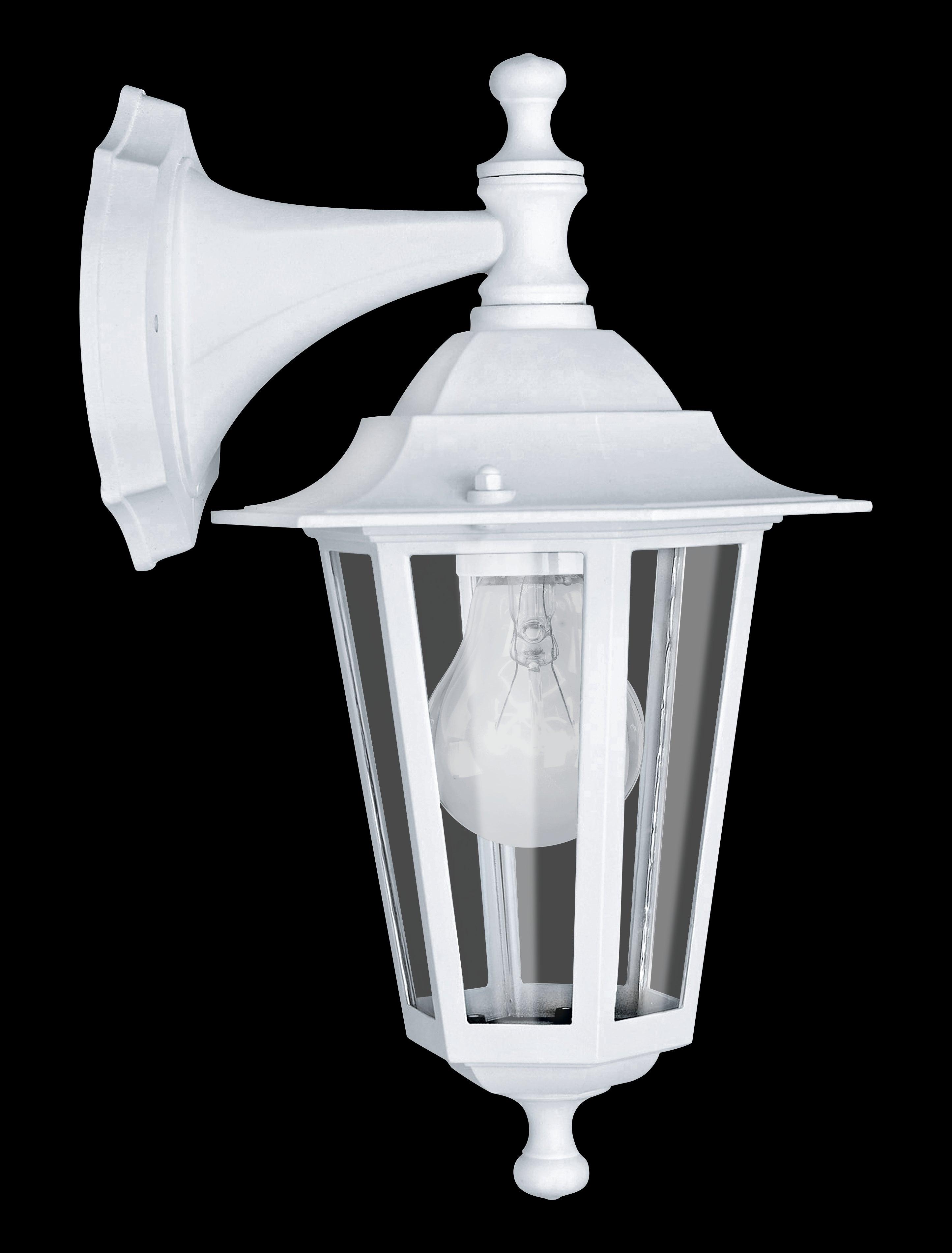 Eglo Laterna 5 White Hanging Lantern Outdoor Wall Light - IP44-clearance