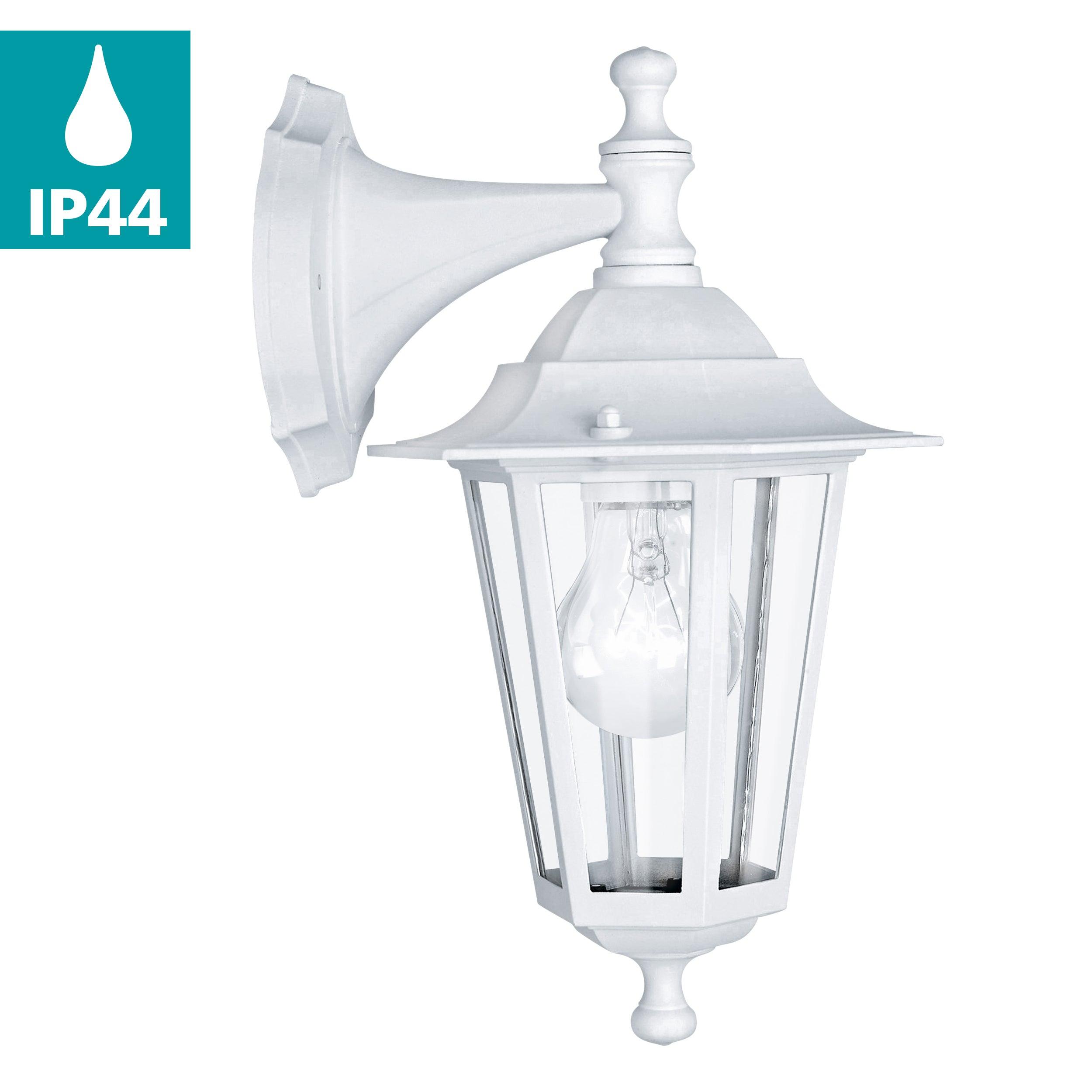 Eglo Laterna 5 White Hanging Lantern Outdoor Wall Light - IP44-clearance