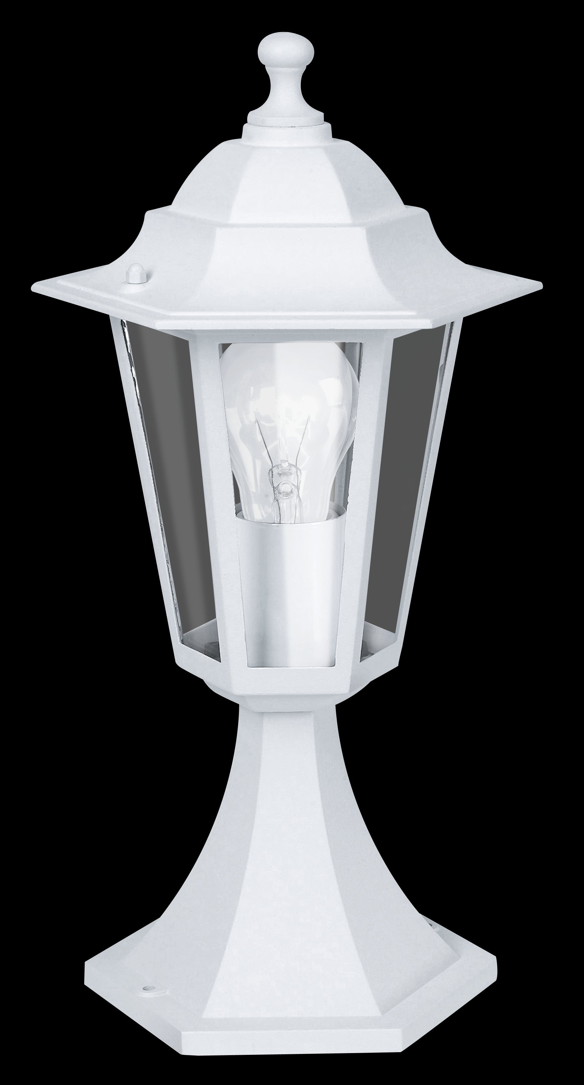 eglo laterna 5 ip44 white pedestal light living room image