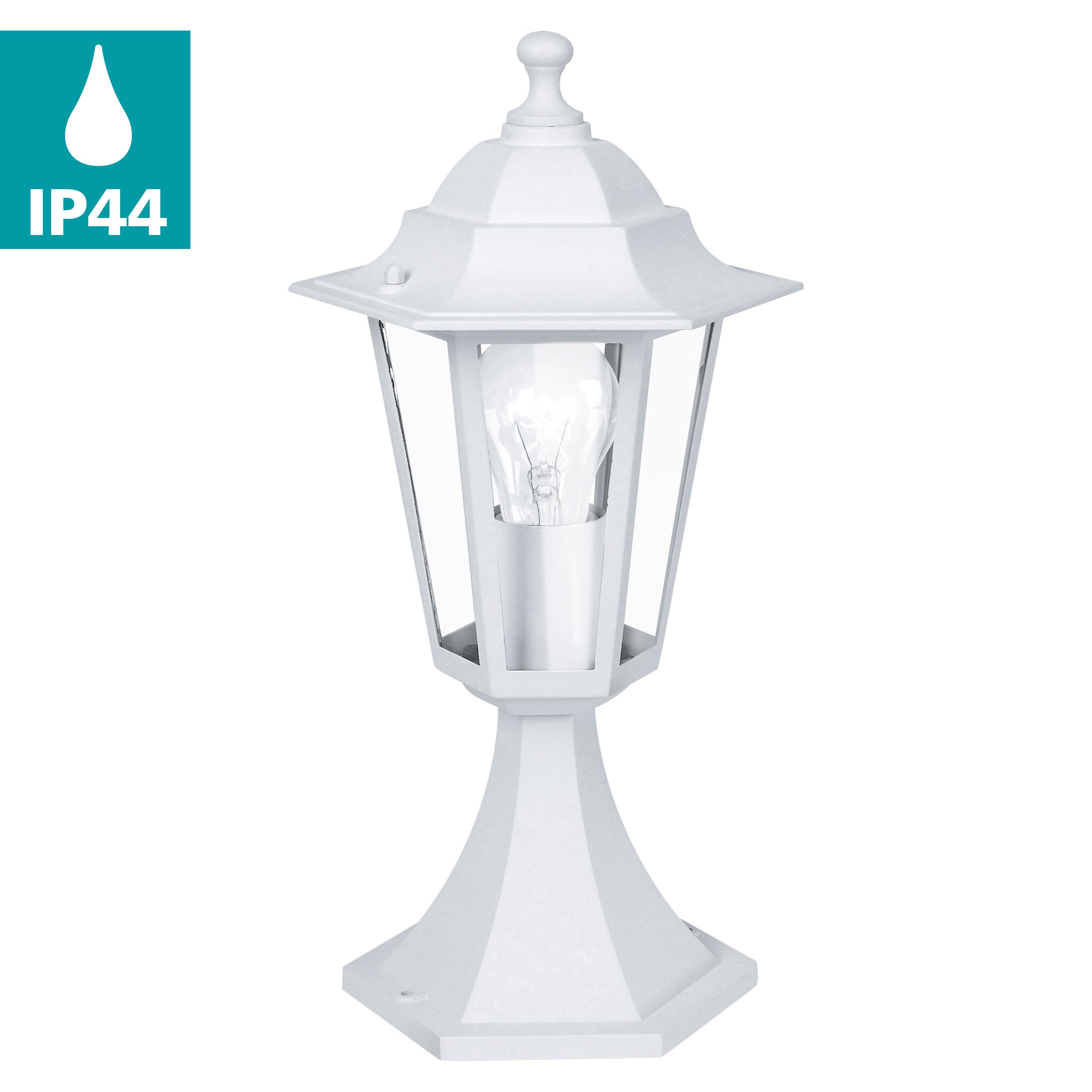 eglo laterna 5 ip44 white pedestal light kitchen lighting