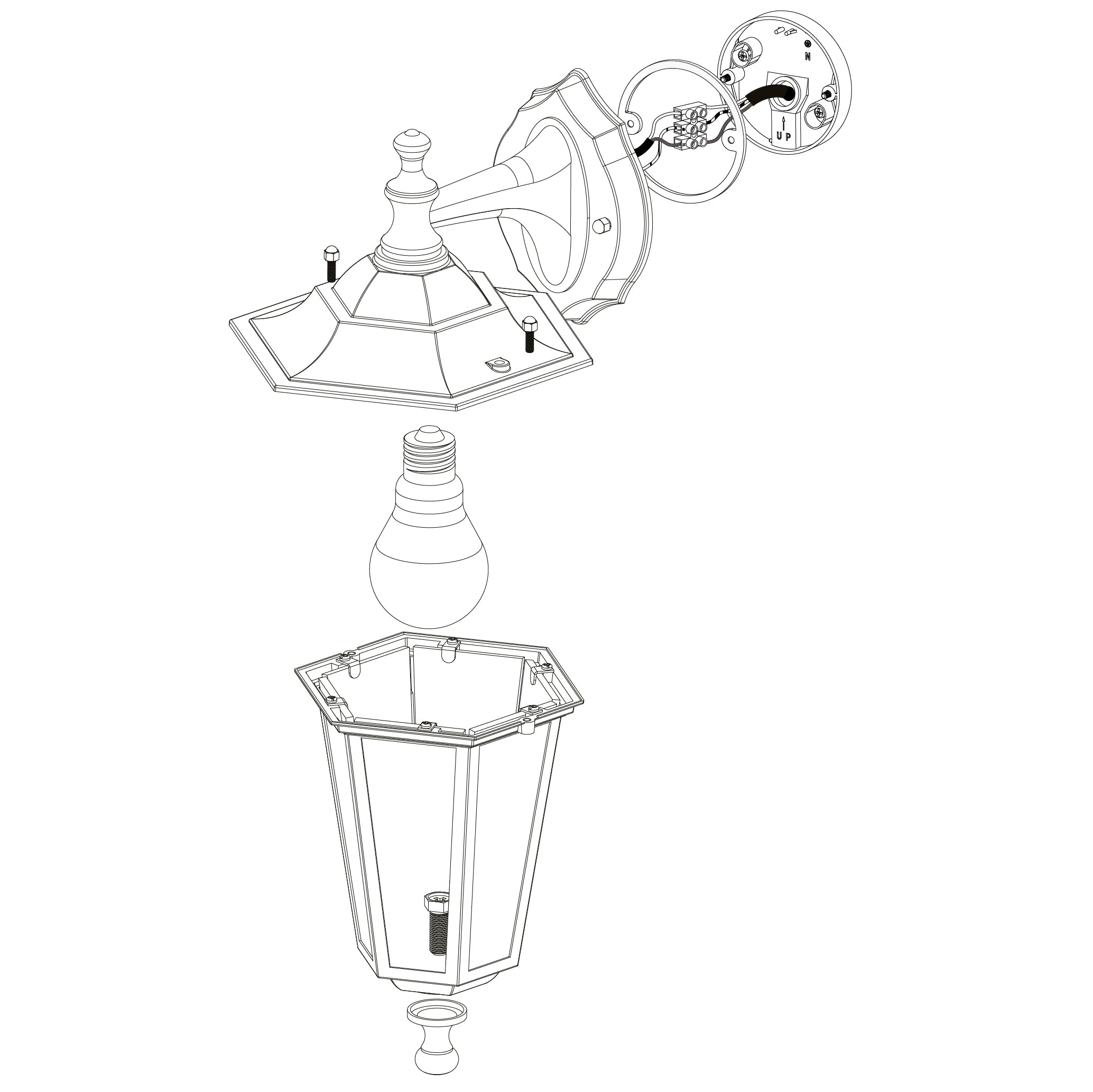 eglo laterna 4 black hanging lantern outdoor wall light ip44 hallway lighting