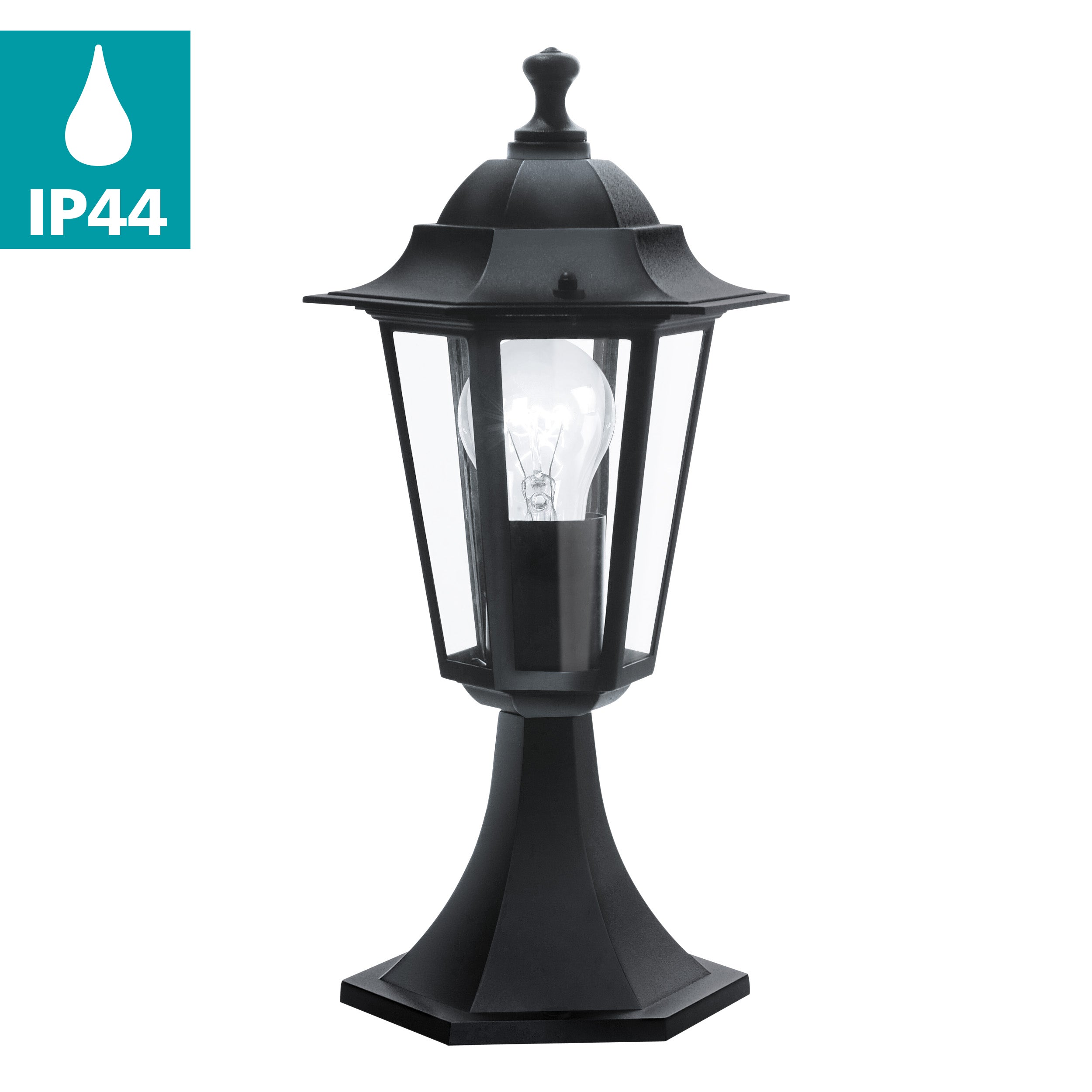 eglo laterna 4 ip44 black pedestal light Kitchen Lighting Close Up
