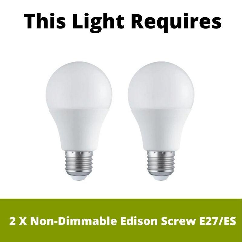 Eglo Cistierna IP44 Stainless Steel Outdoor Wall Light