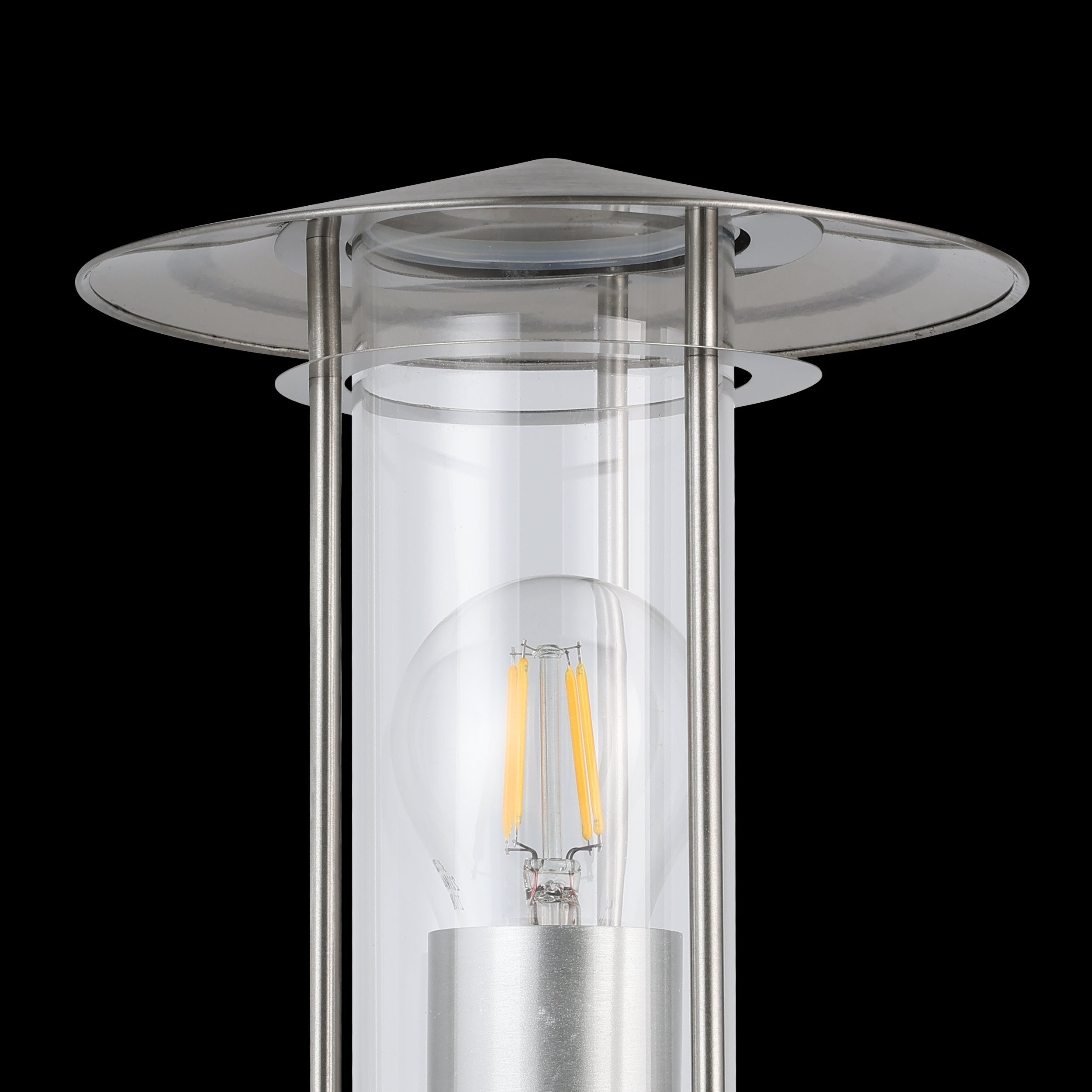 eglo lisio ip44 stainless steel outdoor wall light hallway lighting