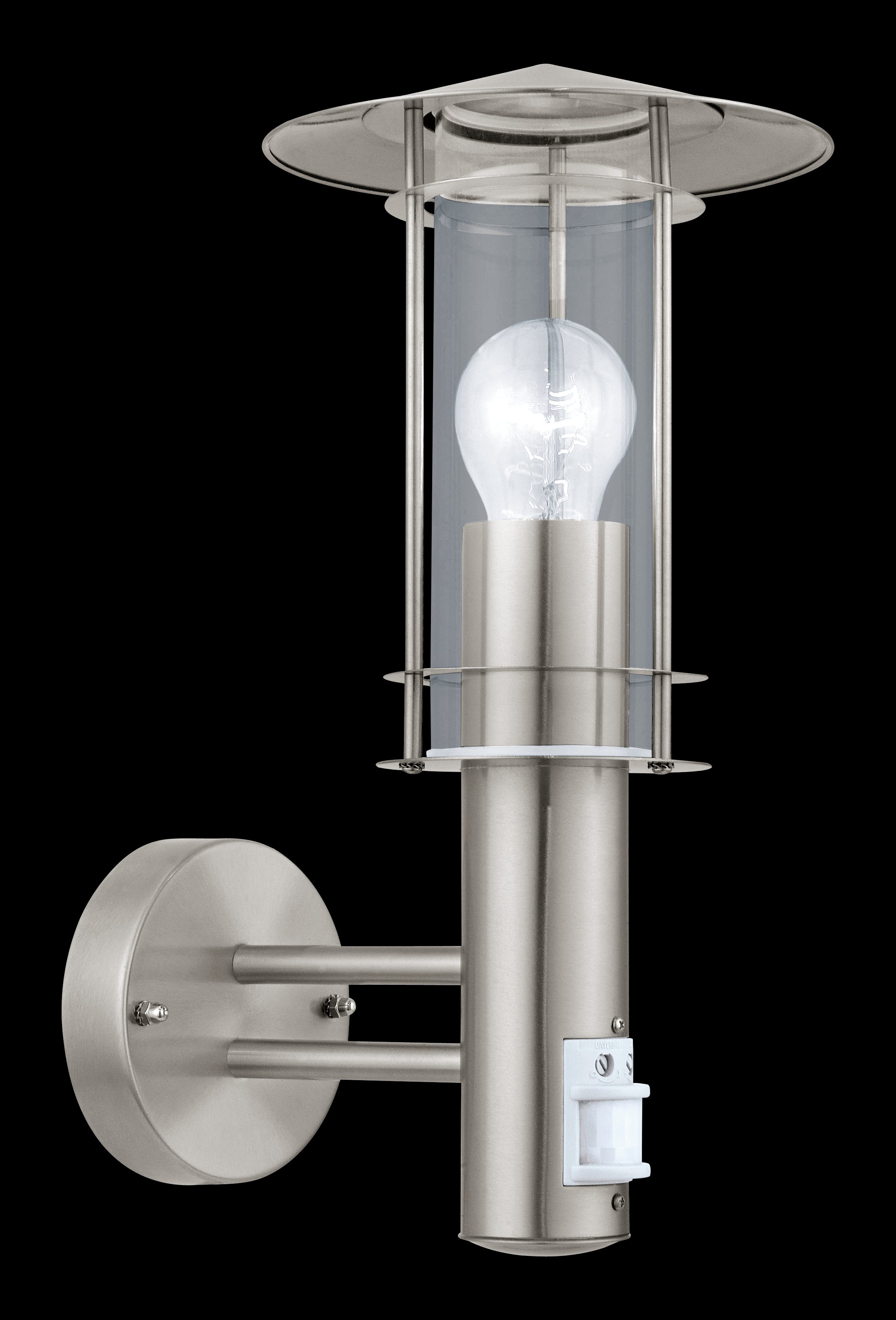 eglo lisio ip44 stainless steel pir outdoor wall light Kitchen Lighting Close Up