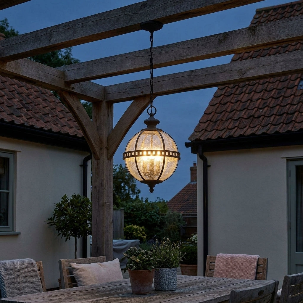 Kichler Halleron Outdoor 3 Light Pendant KL/HALLERON/8M