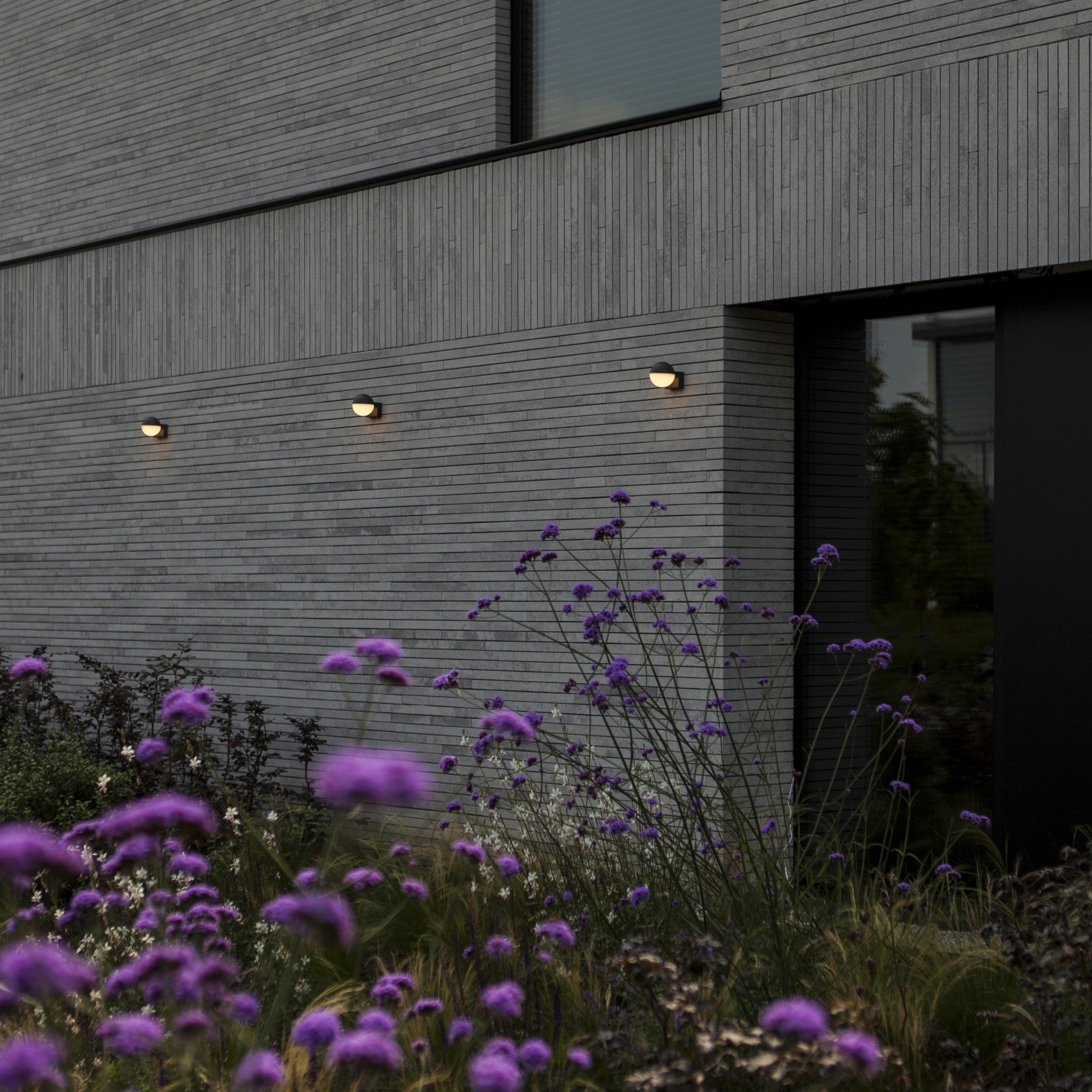 Lutec Looma IP54 Adjustable LED Outdoor Wall Light - Grey
