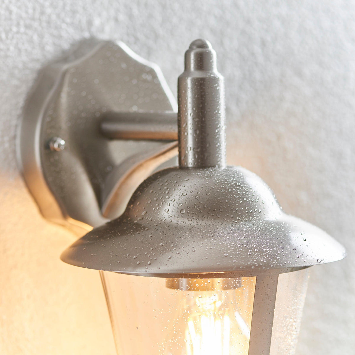 Endon Klien Polished Stainless Steel Finish Outdoor Wall Light YG-861-SS