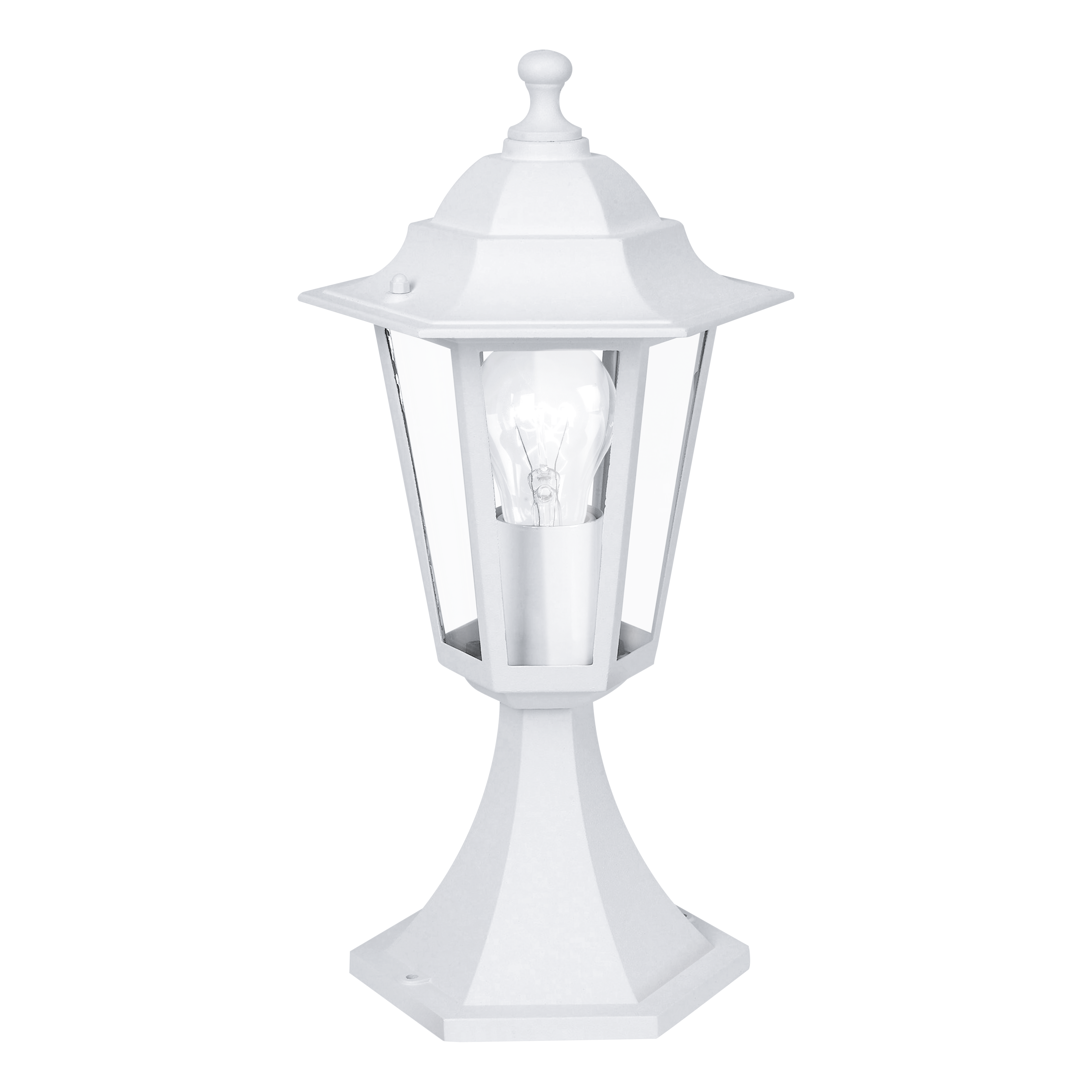 eglo laterna 5 ip44 white pedestal light hallway lighting