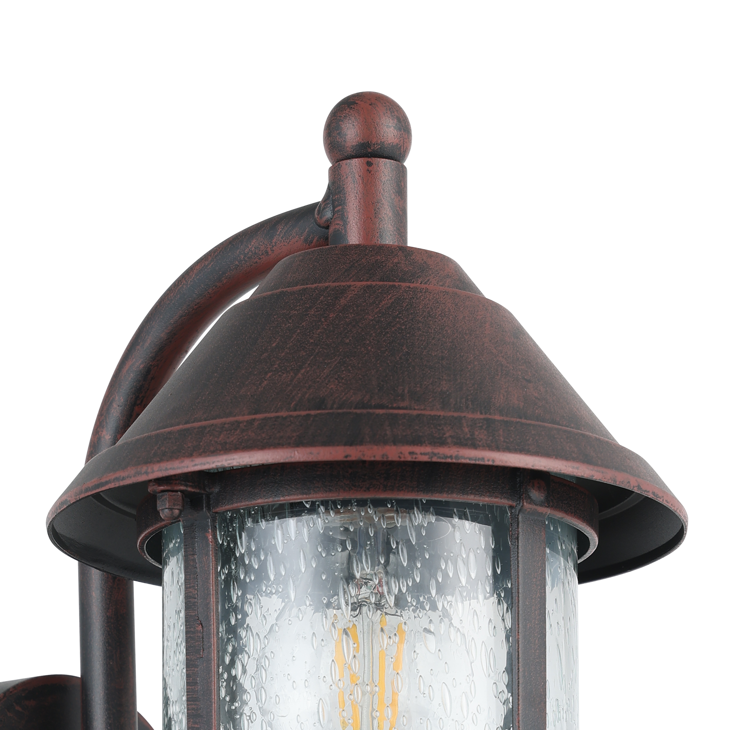 eglo san telmo ip23 antique brown outdoor wall light hallway lighting