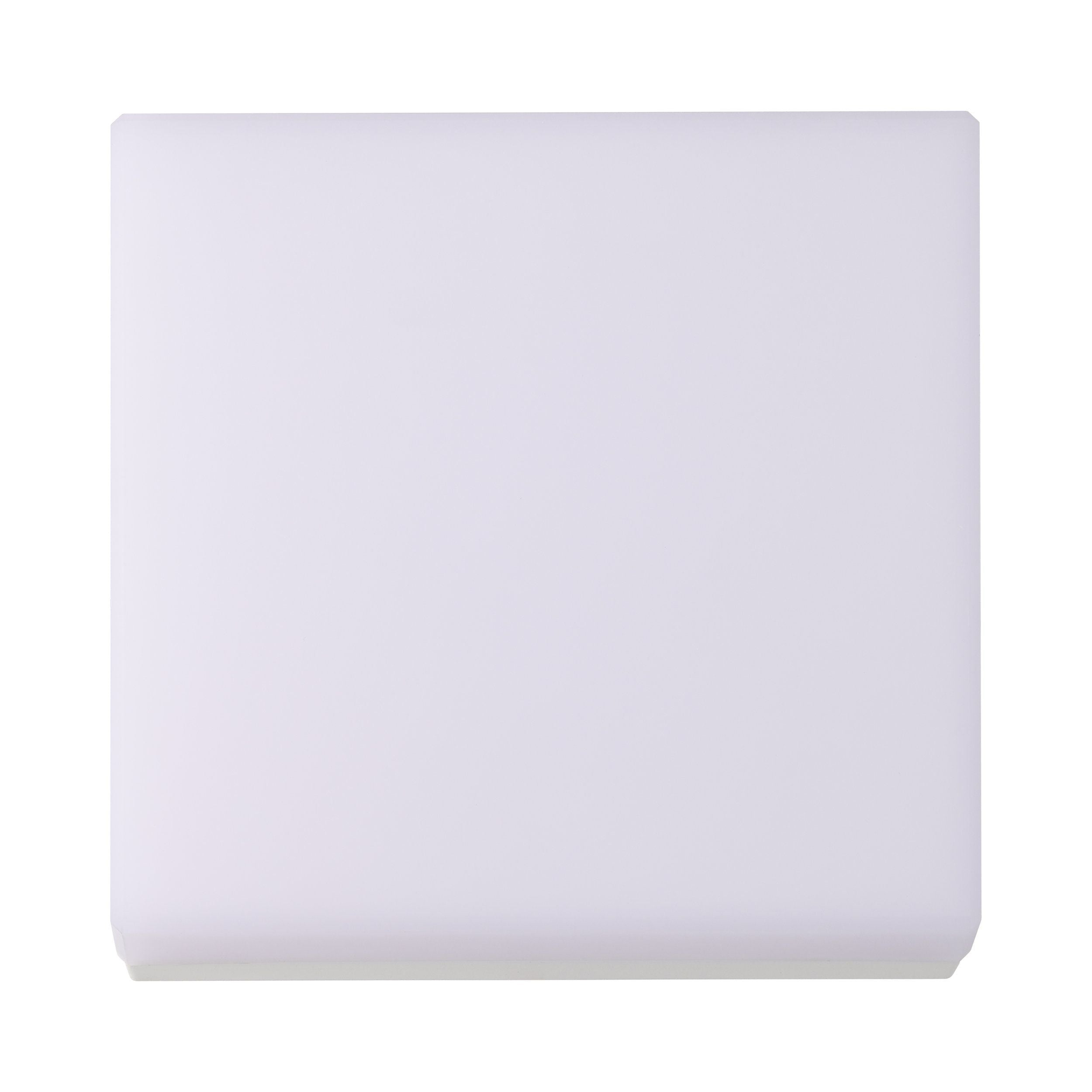 Eglo Sonella LED White Square IP44 Outdoor Wall Light