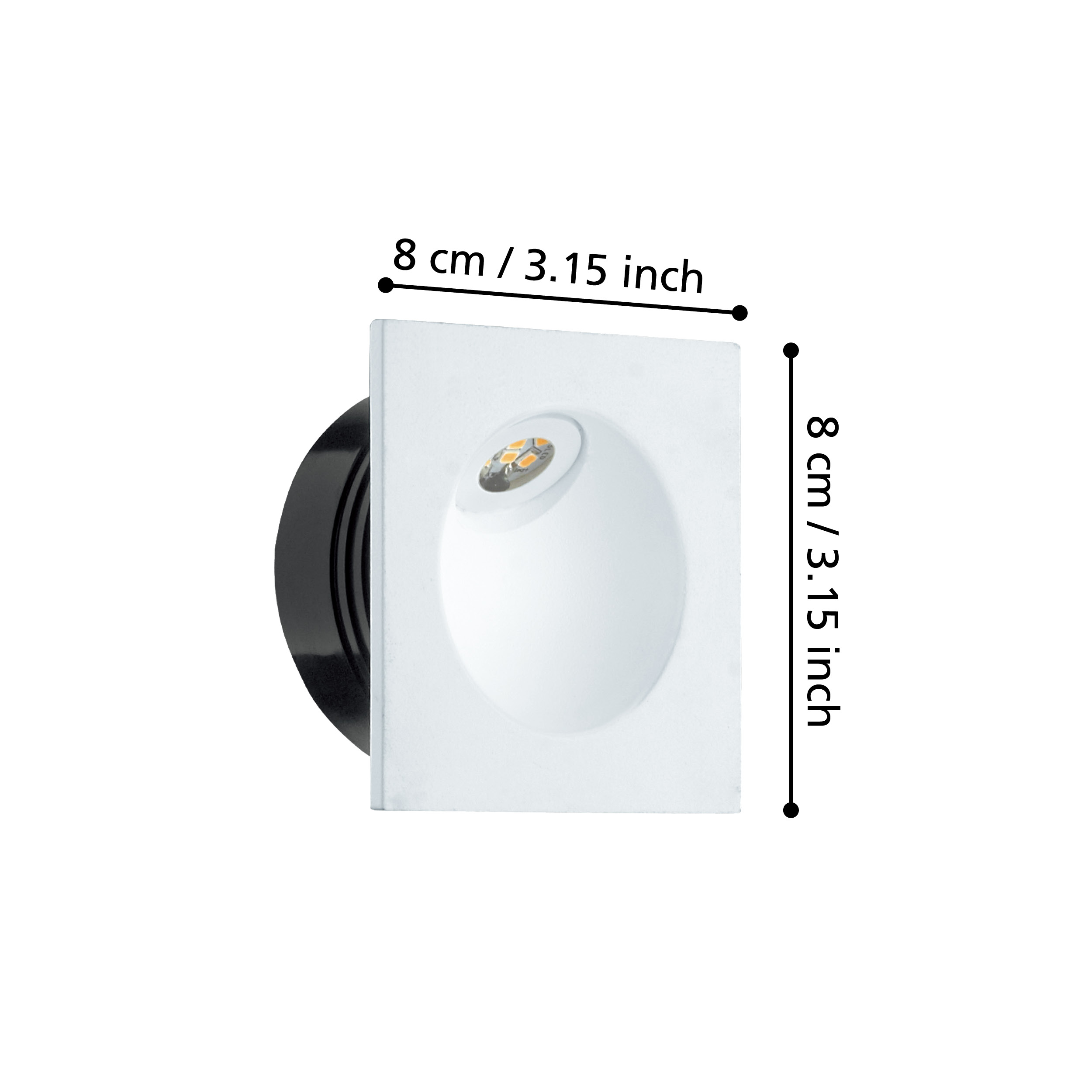 Eglo Zarate White LED Recessed Downlight