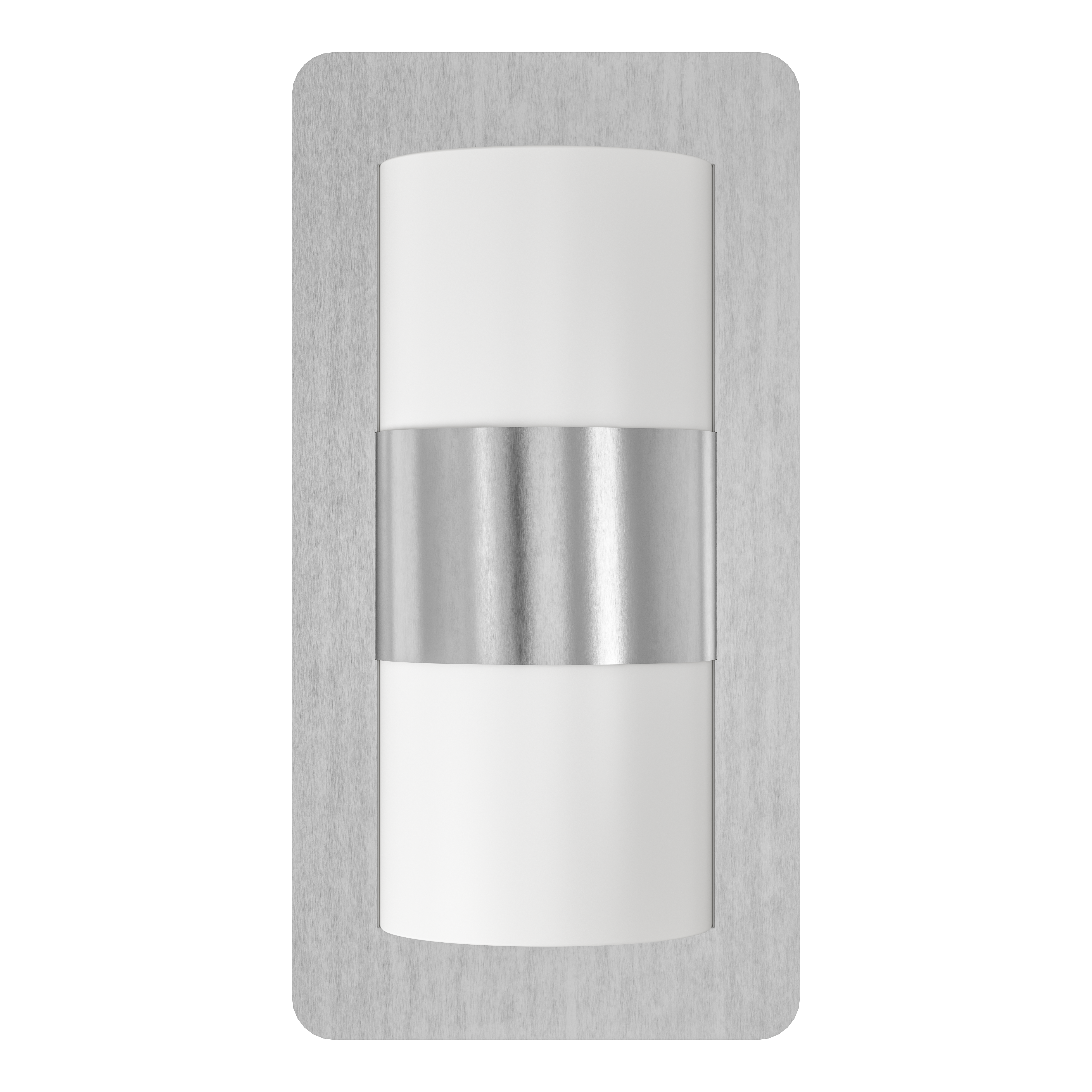 eglo cistierna ip44 stainless steel outdoor wall light living room close up