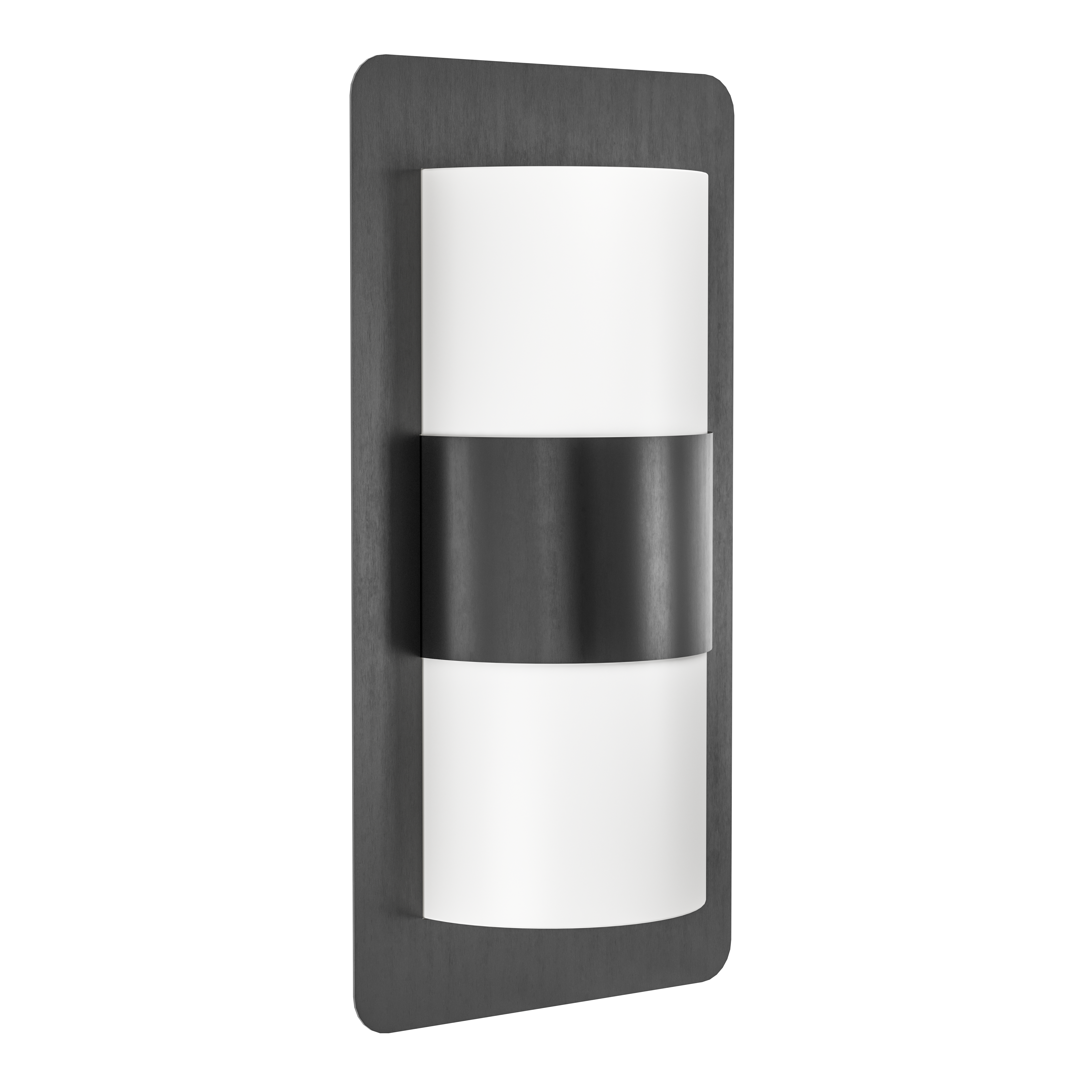 eglo cistierna ip44 grey outdoor wall light living room close up