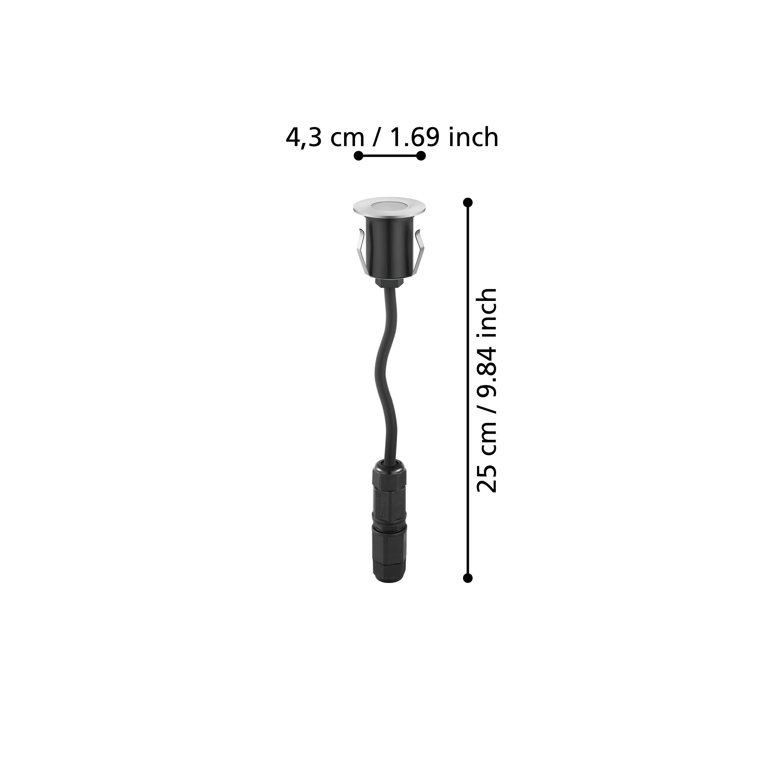 Eglo Tronto Recessed LED Ground Uplighter