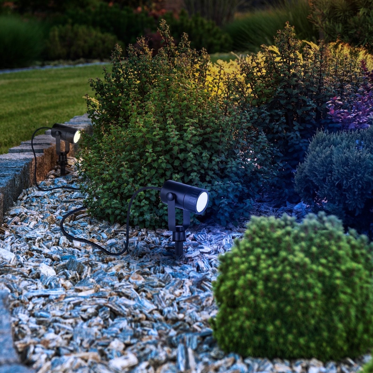 eglo nema z ip65 smart led outdoor ground spike light