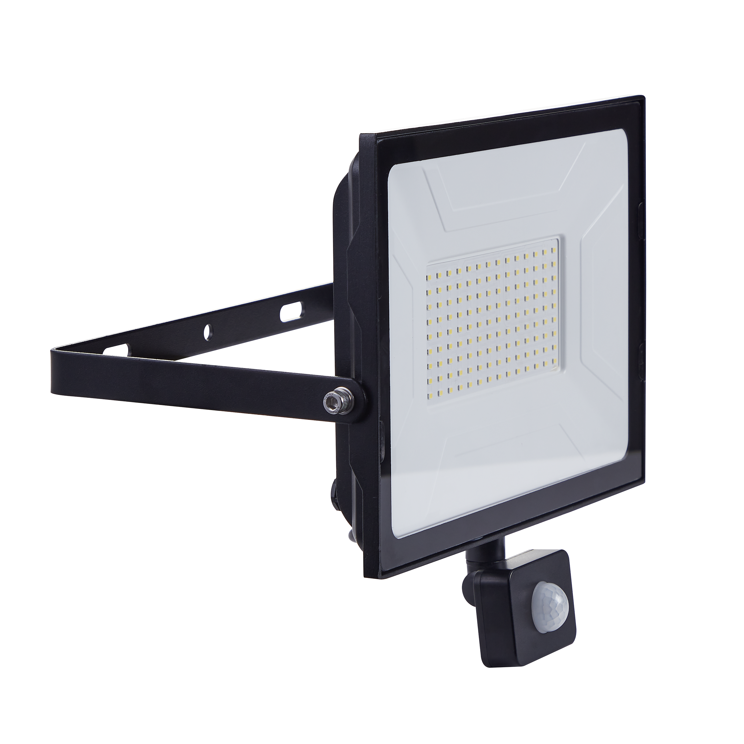 eglo faedo 3 black outdoor flood light ip44 kitchen lighting