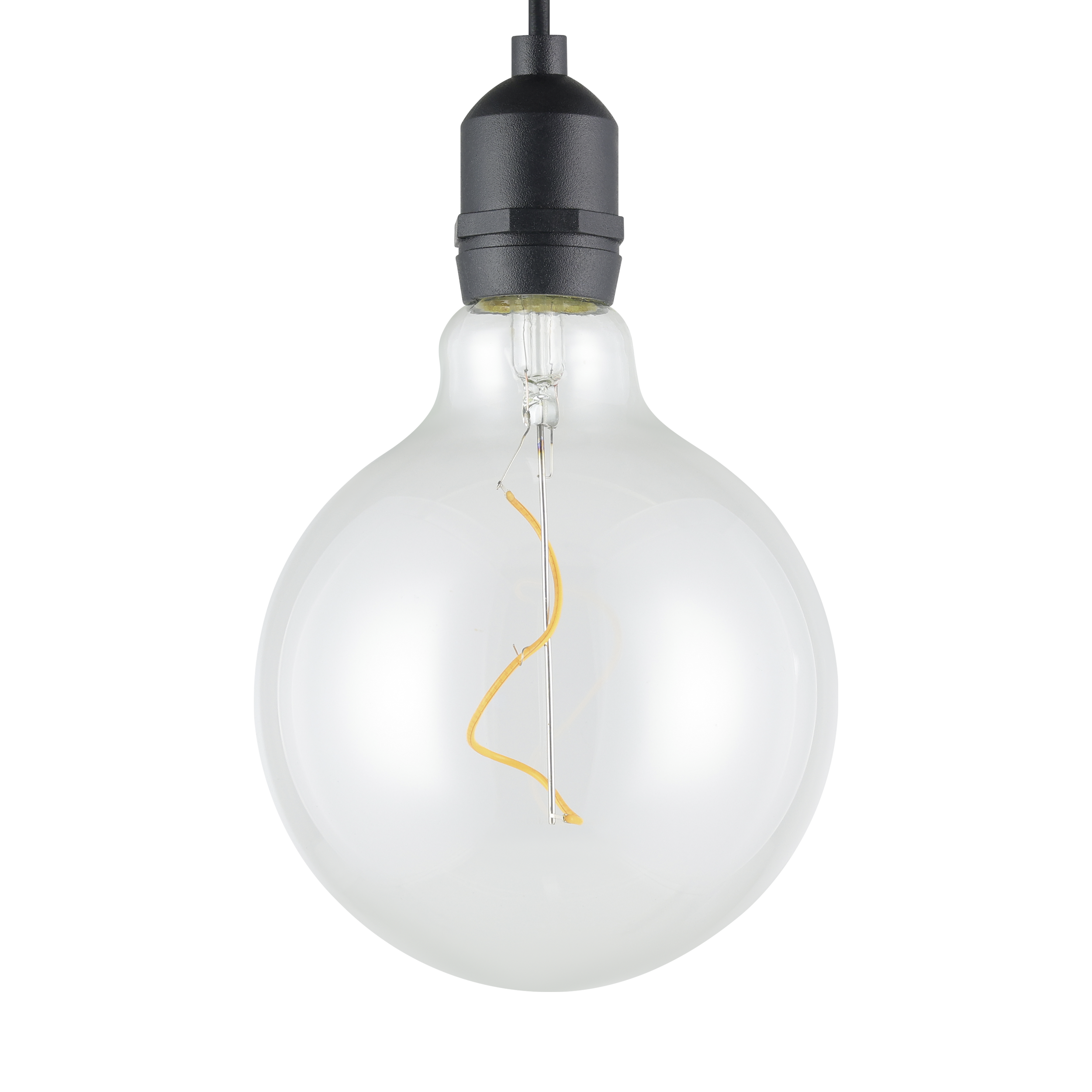Eglo Vignanello Battery Operated IP44 Black LED Cable Pendant - Clear