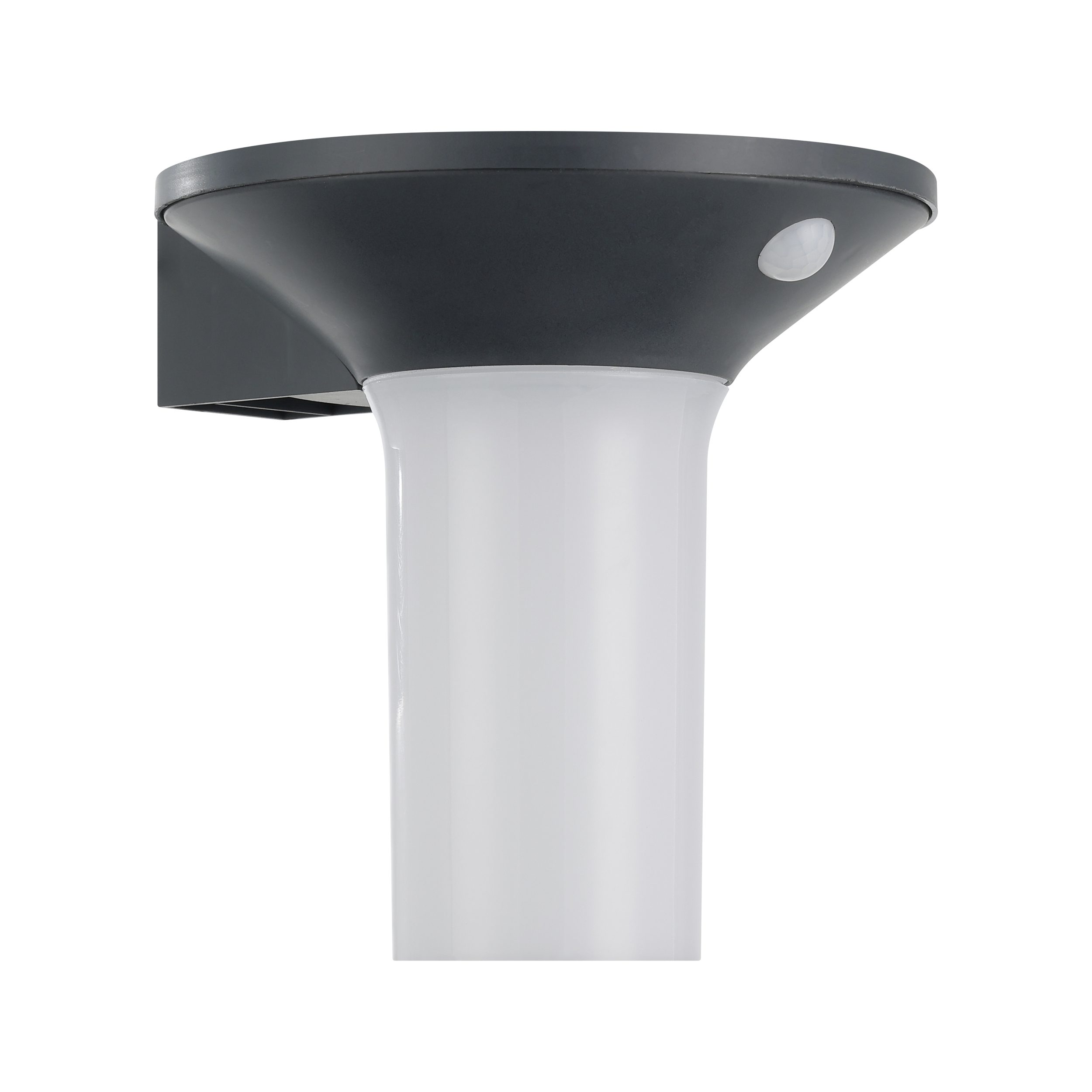 eglo corbezzola grey solar powered wall light ip44 hallway lighting