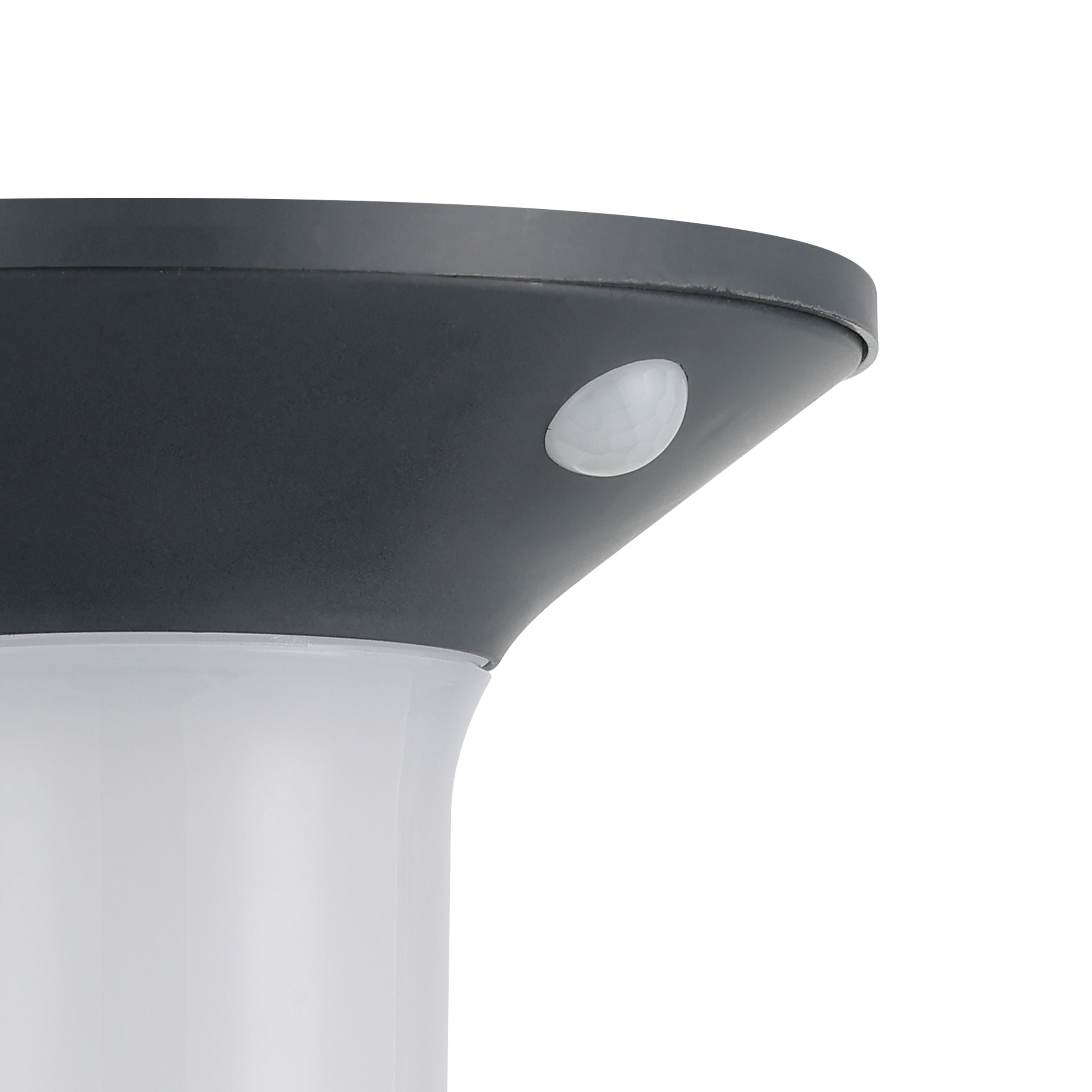 eglo corbezzola grey solar powered wall light ip44 bedroom lighting