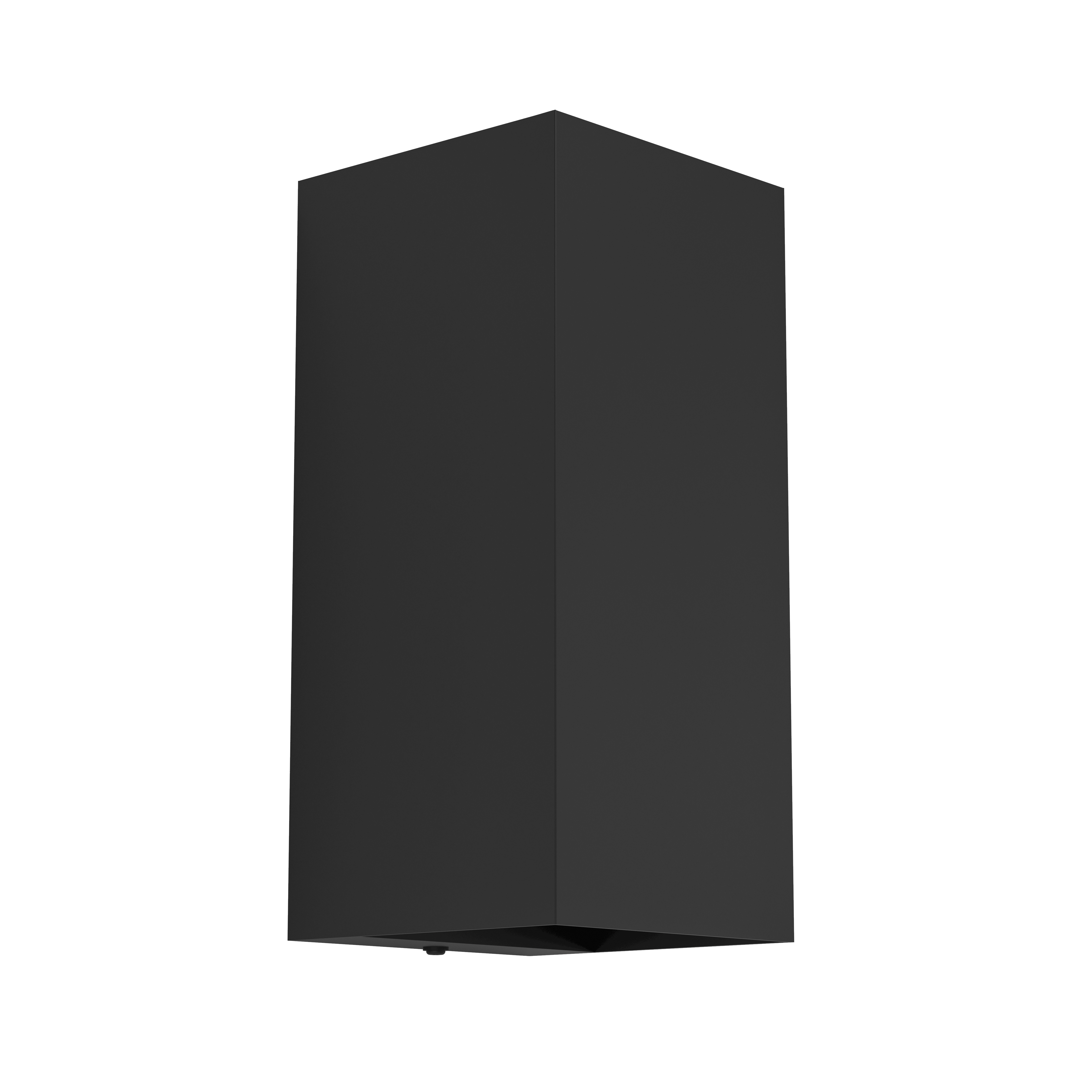 eglo eremitana black metal outdoor wall light ip55 living room close up