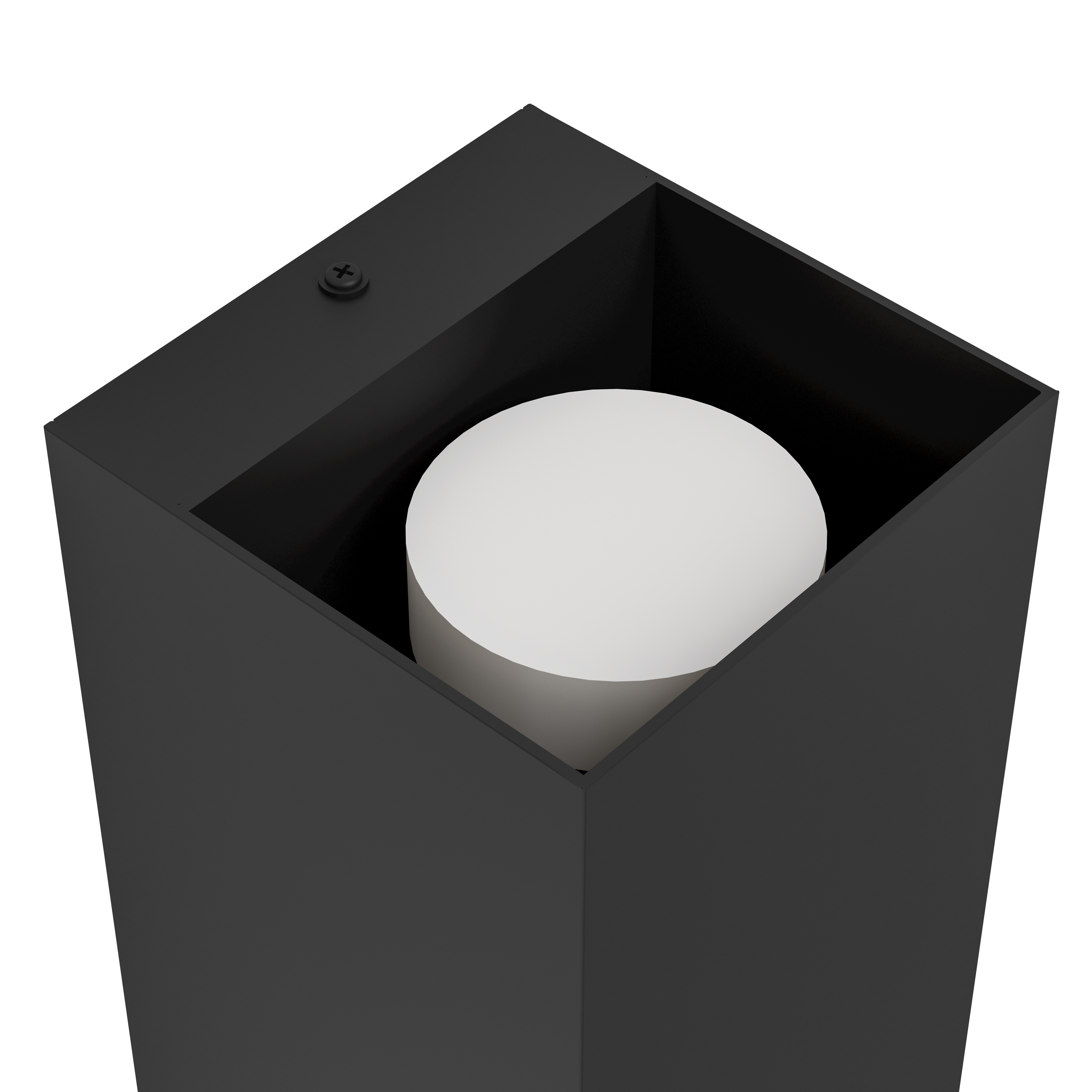 eglo eremitana black metal outdoor wall light ip55 living room image