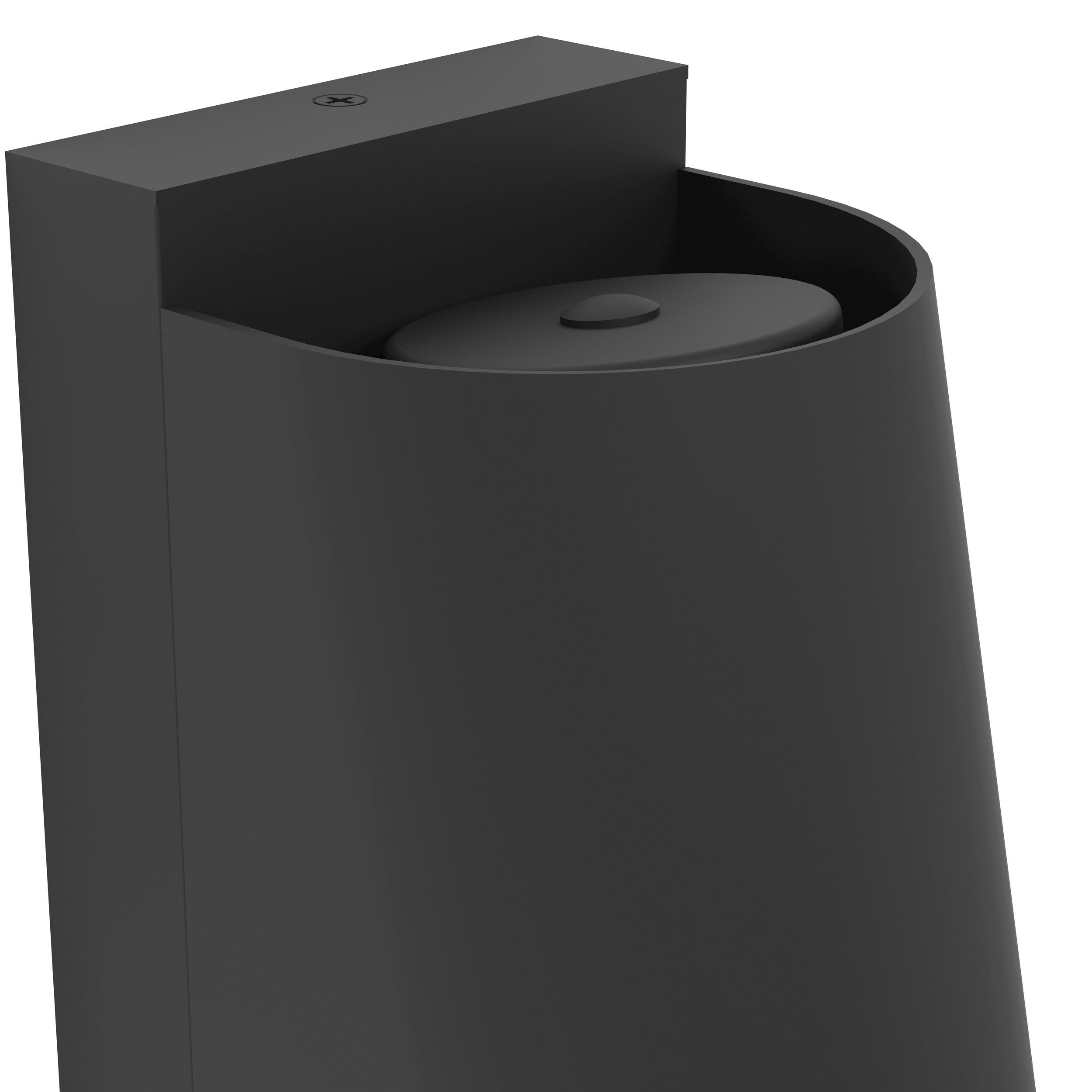 Eglo Stagnone Black IP54 Downward Light Pedestal