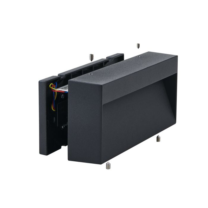 eglo maruggio ip65 black led outdoor wall light kitchen lighting