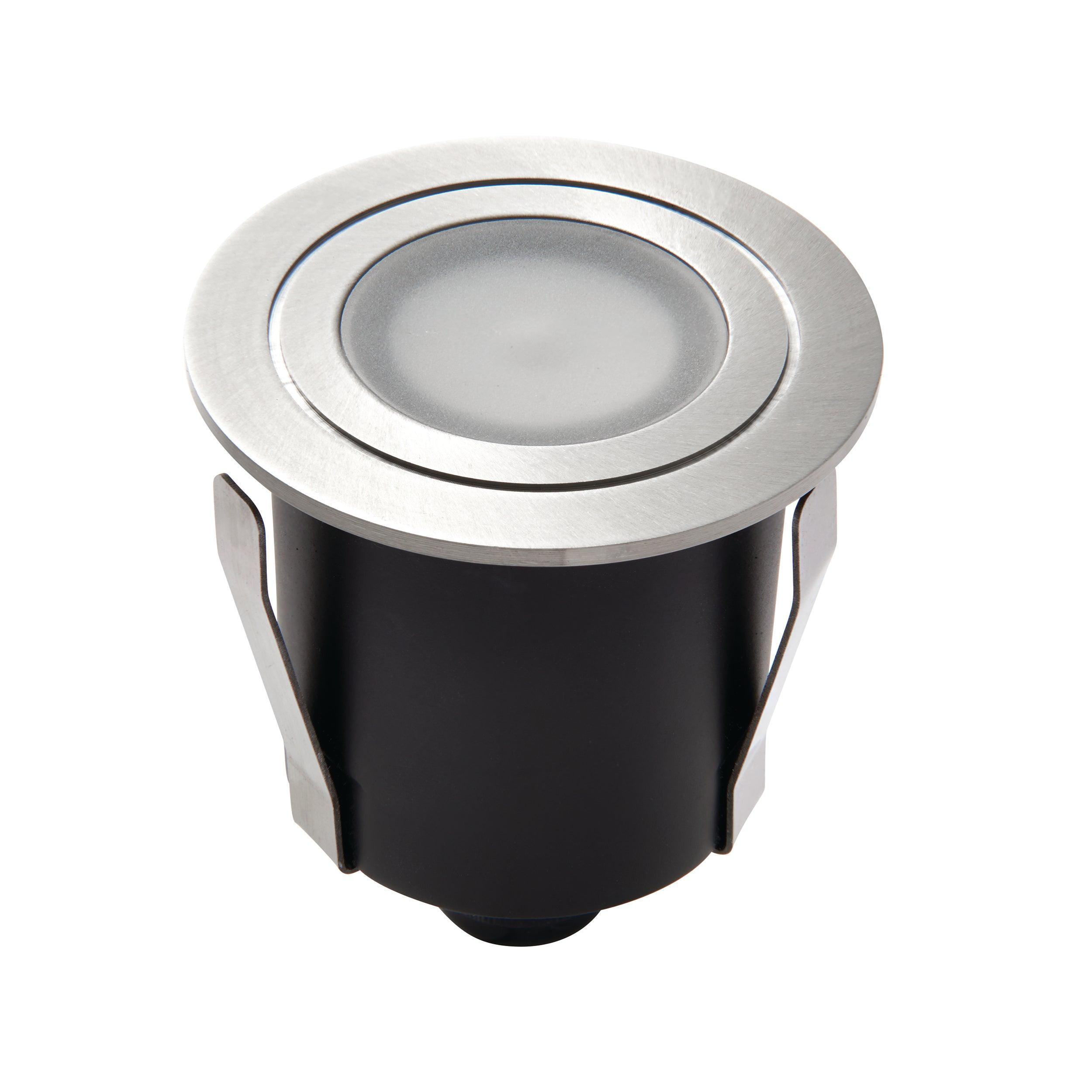 hayz daylight white decking light ip67 1 2wby Saxby Lighting, close up image