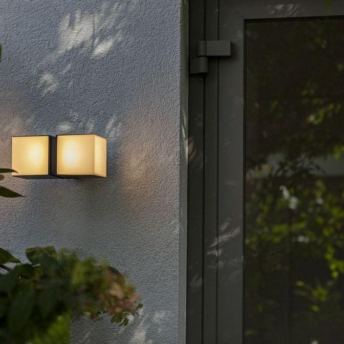 Lutec Cuba Adjustable Outdoor LED Wall Light In Matt Black-WAREHOUSE-40-200326