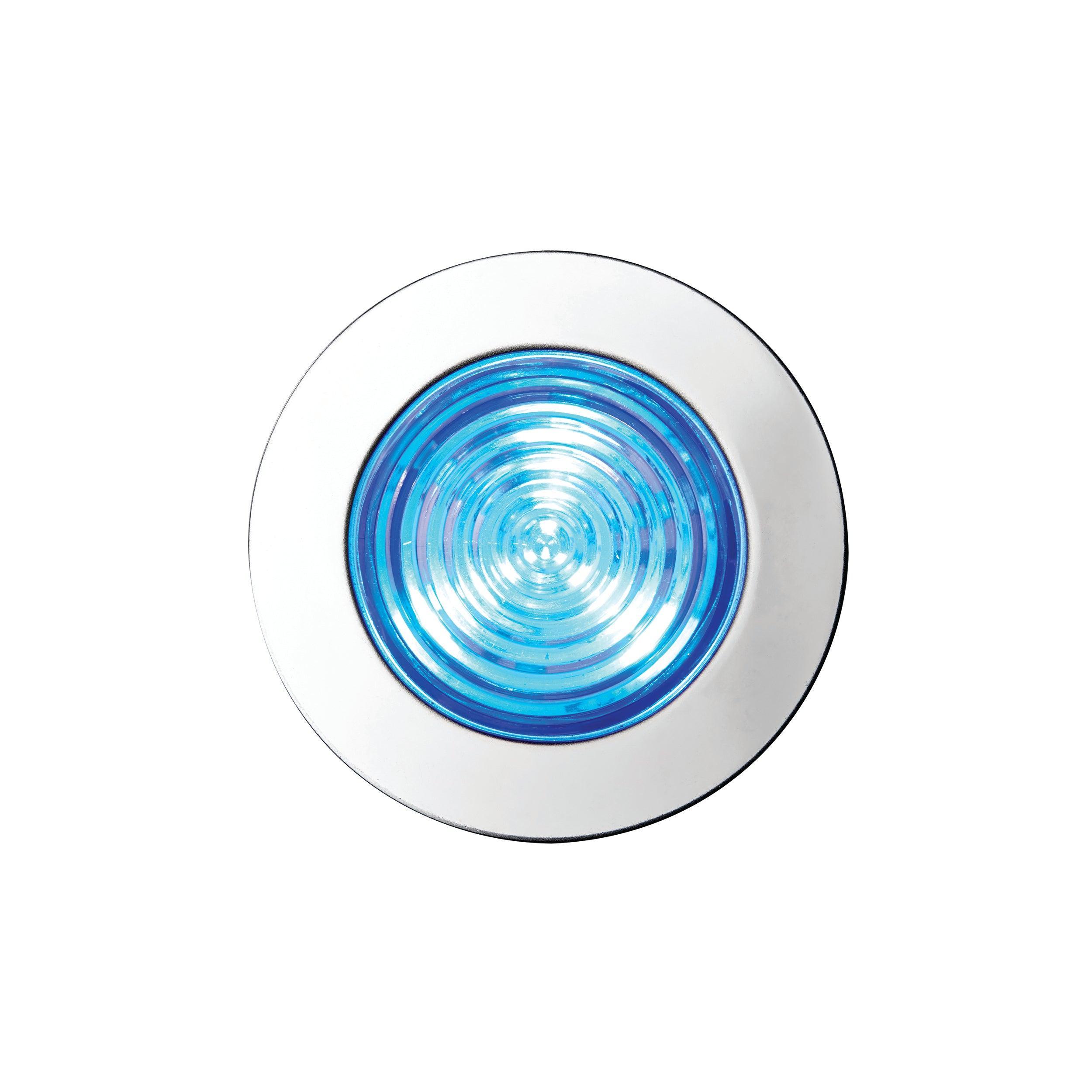 ikonpro cct 6500k blue 45mm decking lighting kit ip67 0 75w by saxby lighting, close up image 80