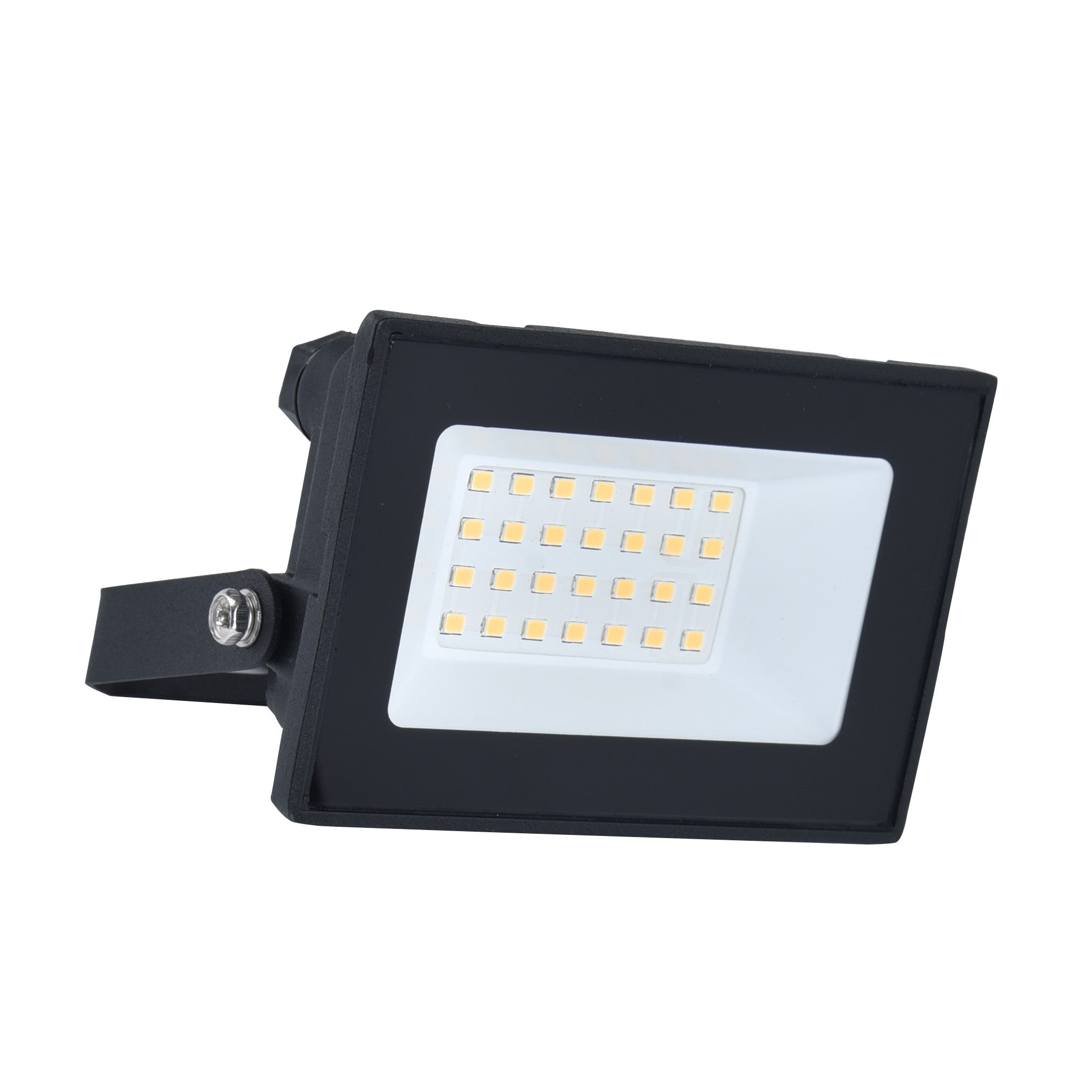 Lutec Halo 20W LED Outdoor Floodlight – Black (IP65)