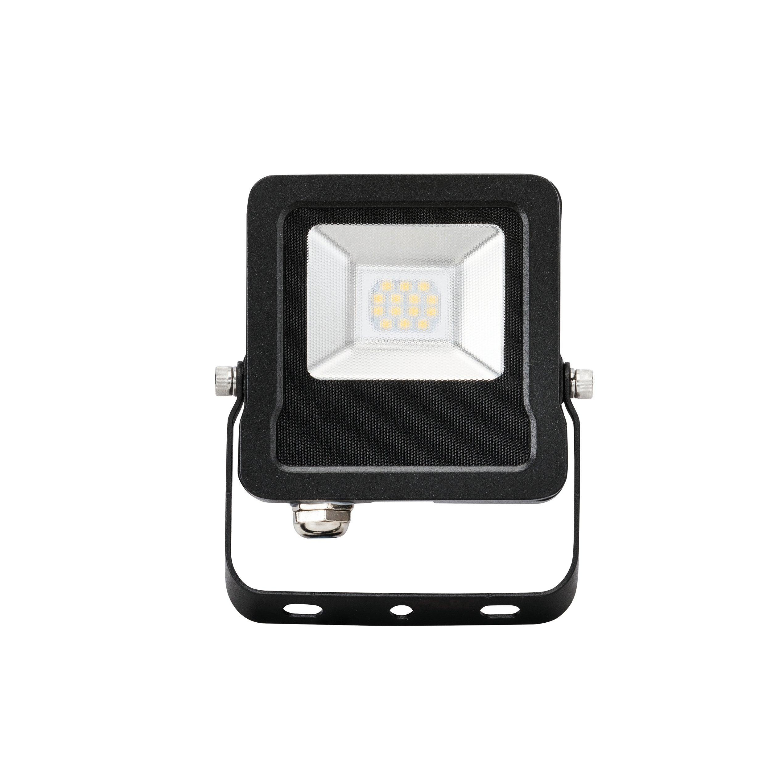surge ip65 led flood light 10w cool white by saxby lighting, close up image 160