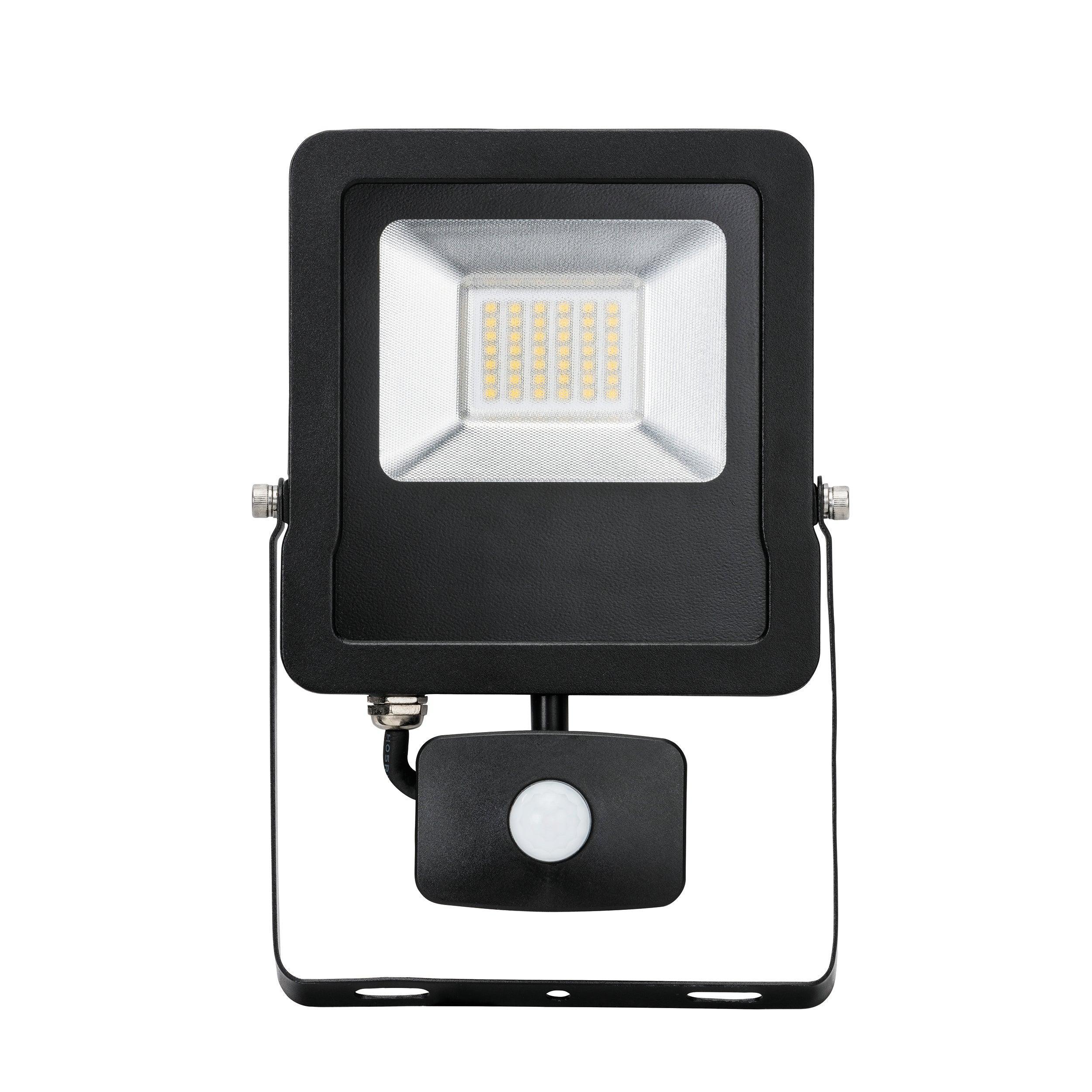 surge pir ip44 led flood light 30w cool white by saxby lighting, close up image 159