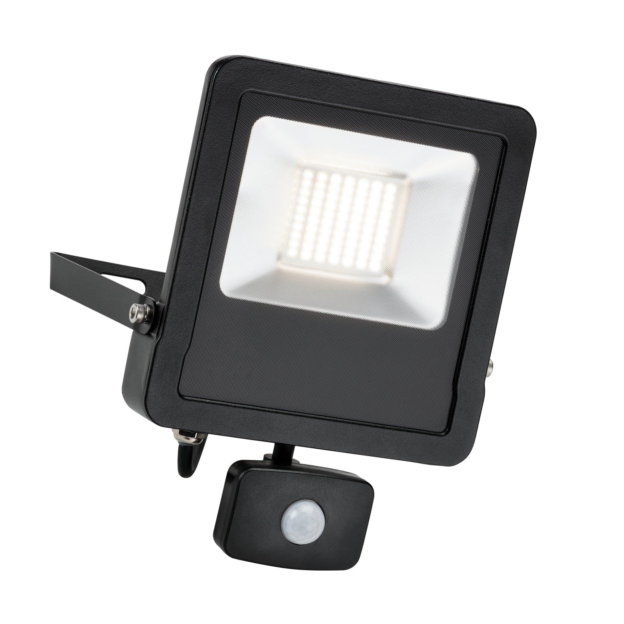 surge pir ip44 led flood light 50w cool whiteby saxby lighting