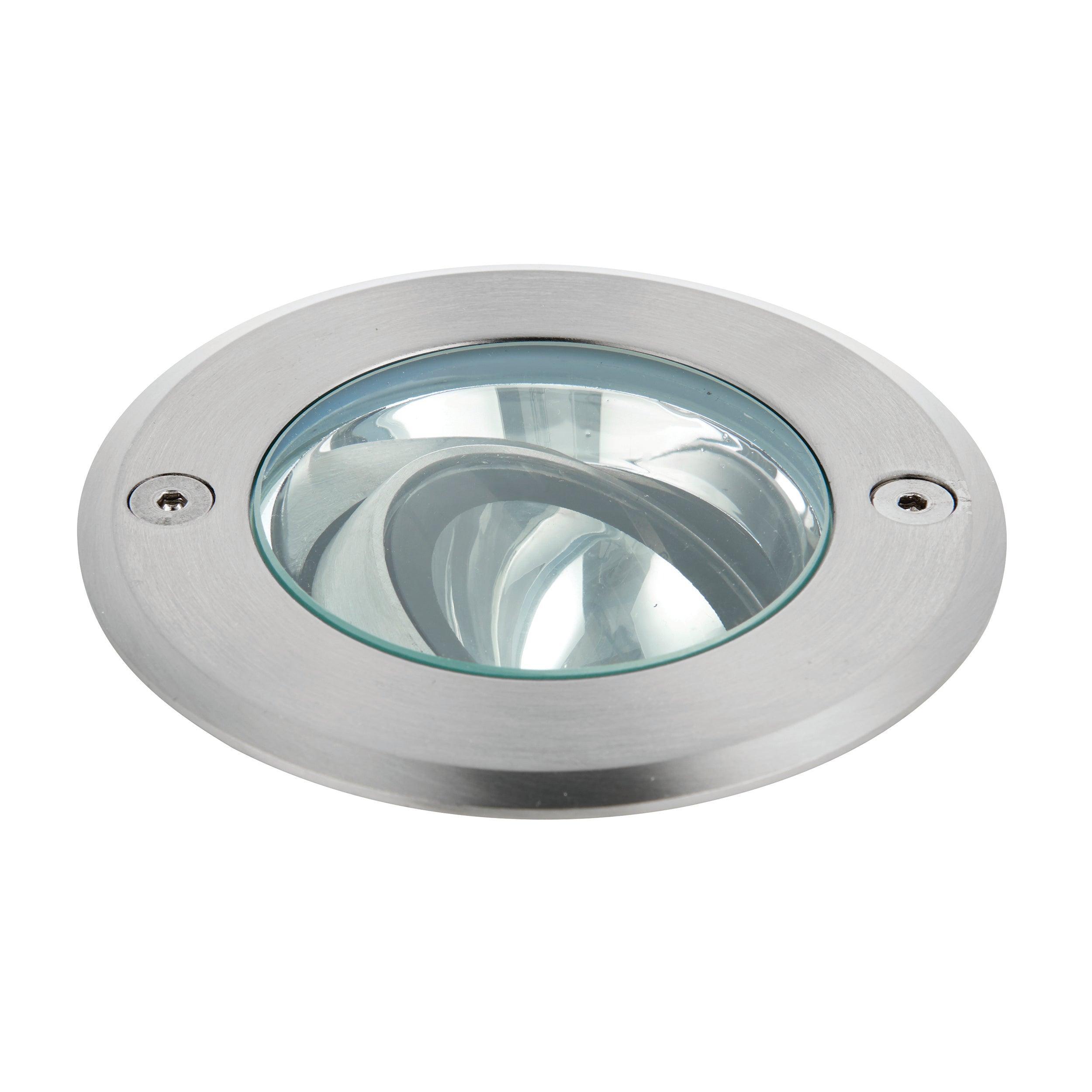 hoxton led stainless steel decking light cool white ip67 6w by saxby lighting, close up image 76