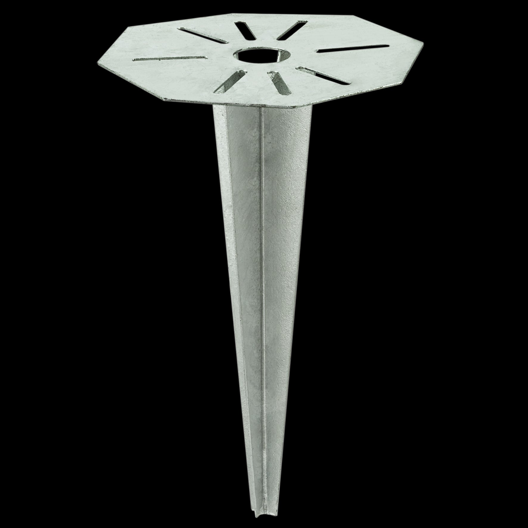 eglo cuba zinc outdoor ground spike 30cm