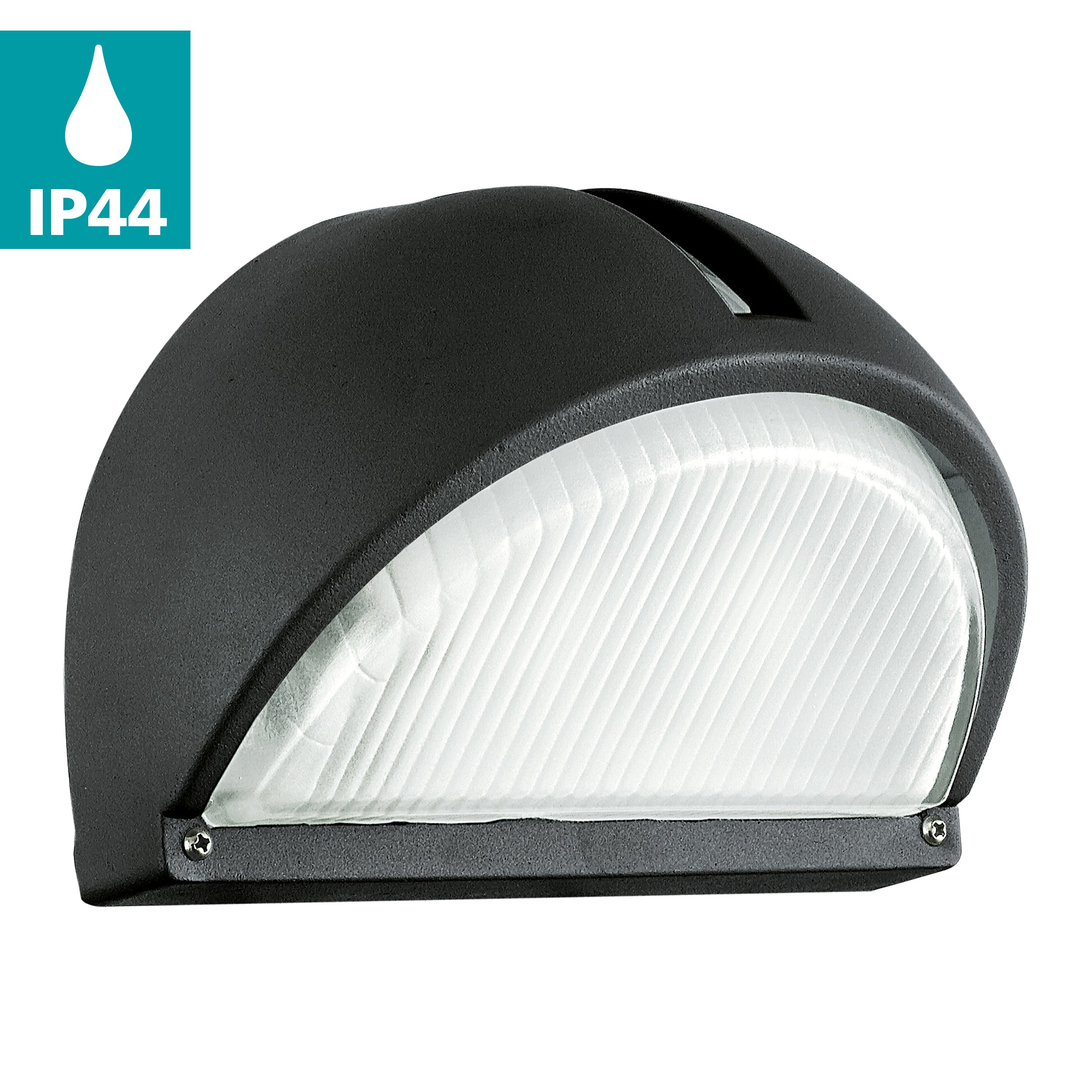 eglo onja ip44 black outdoor wall light Kitchen Lighting Close Up