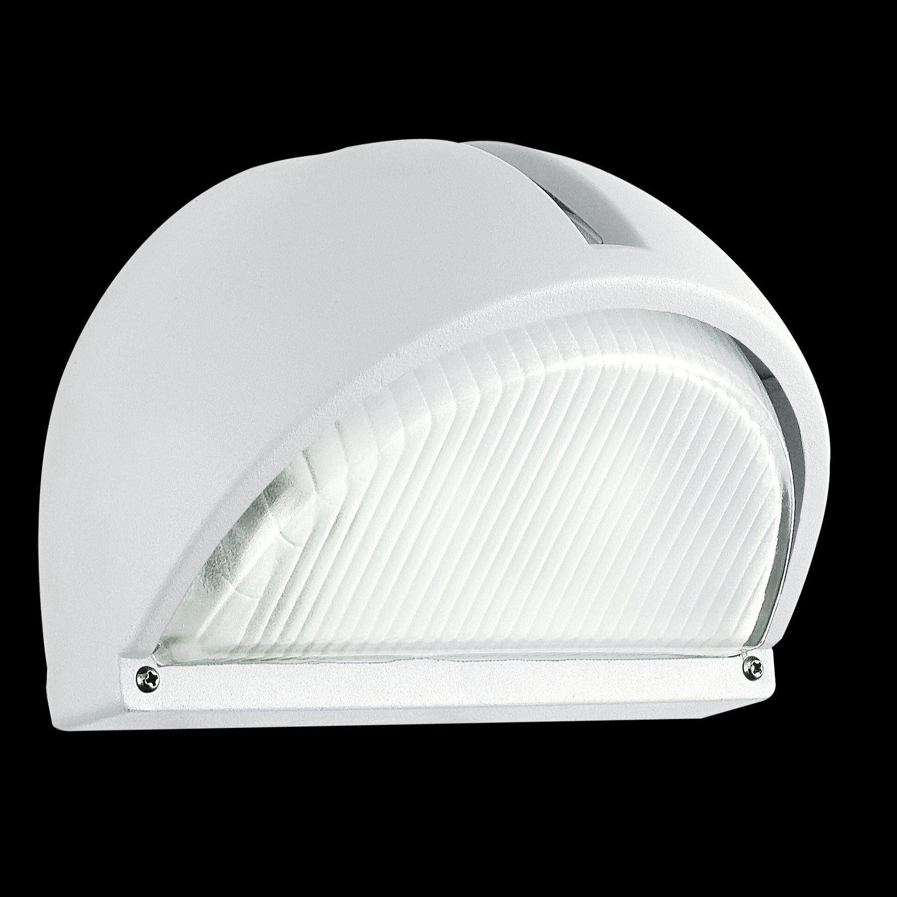 eglo onja ip44 white outdoor wall light living room close up