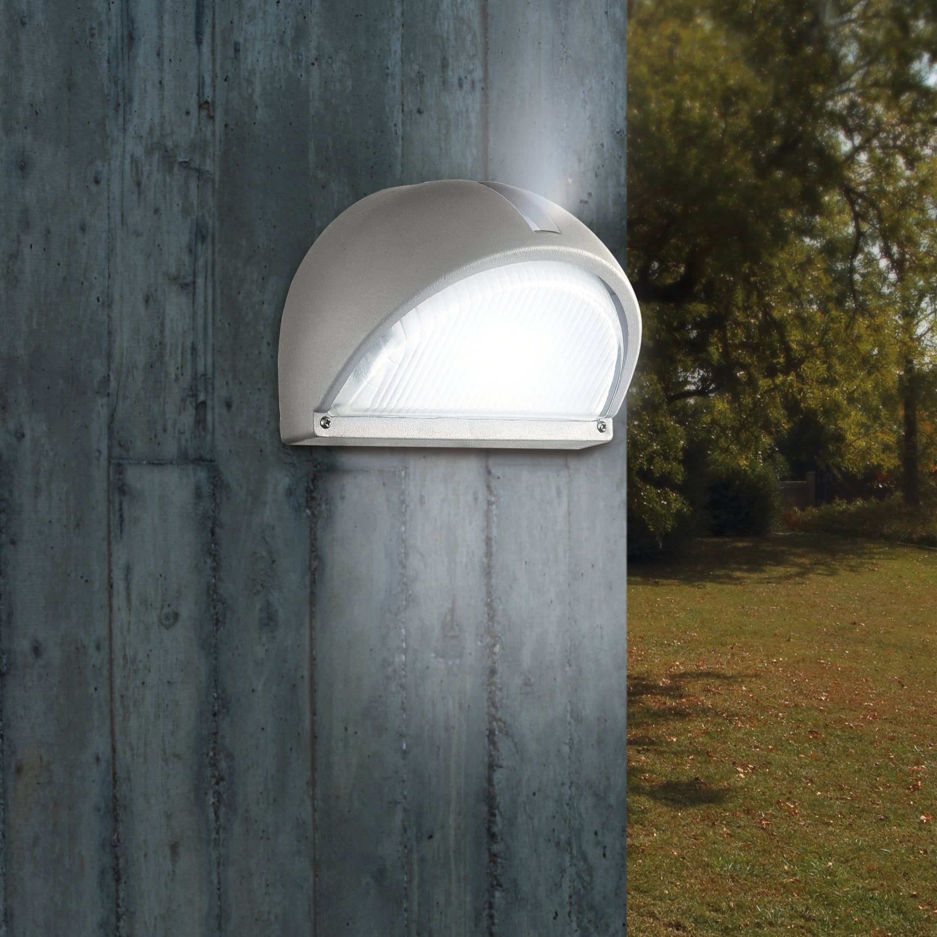 eglo onja ip44 white outdoor wall light