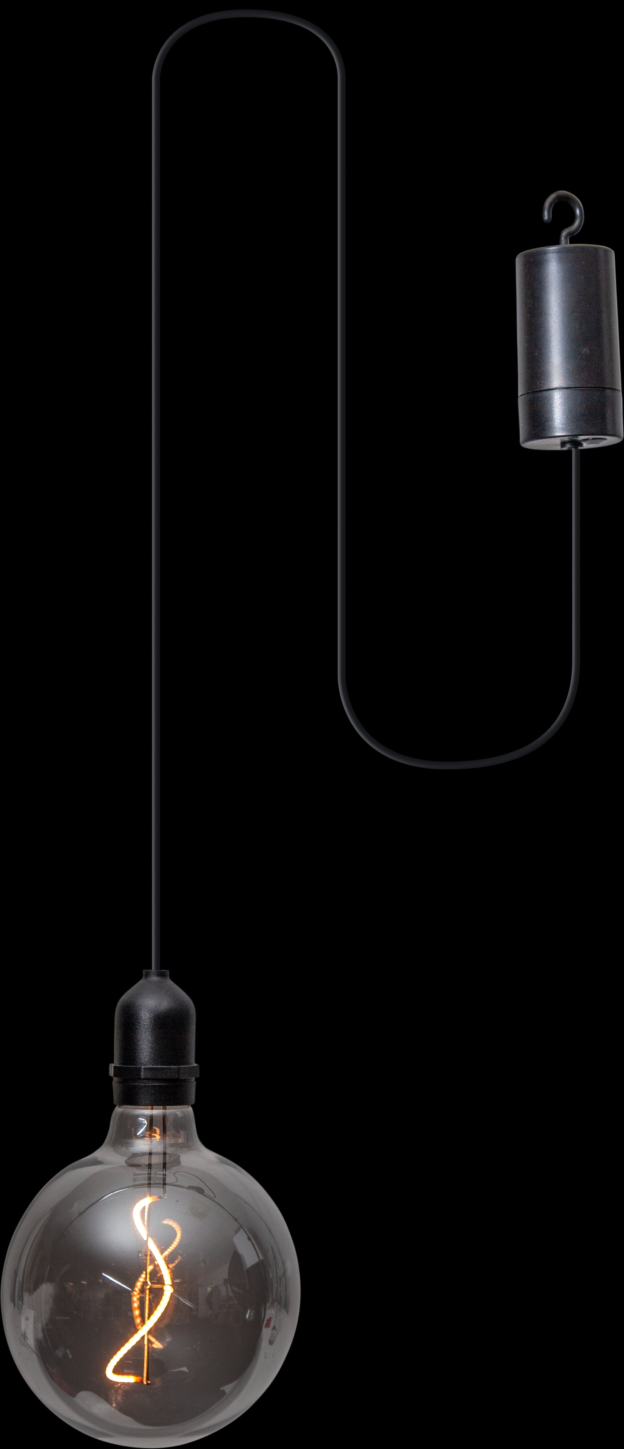 eglo vignanello battery operated ip44 black led cable pendant