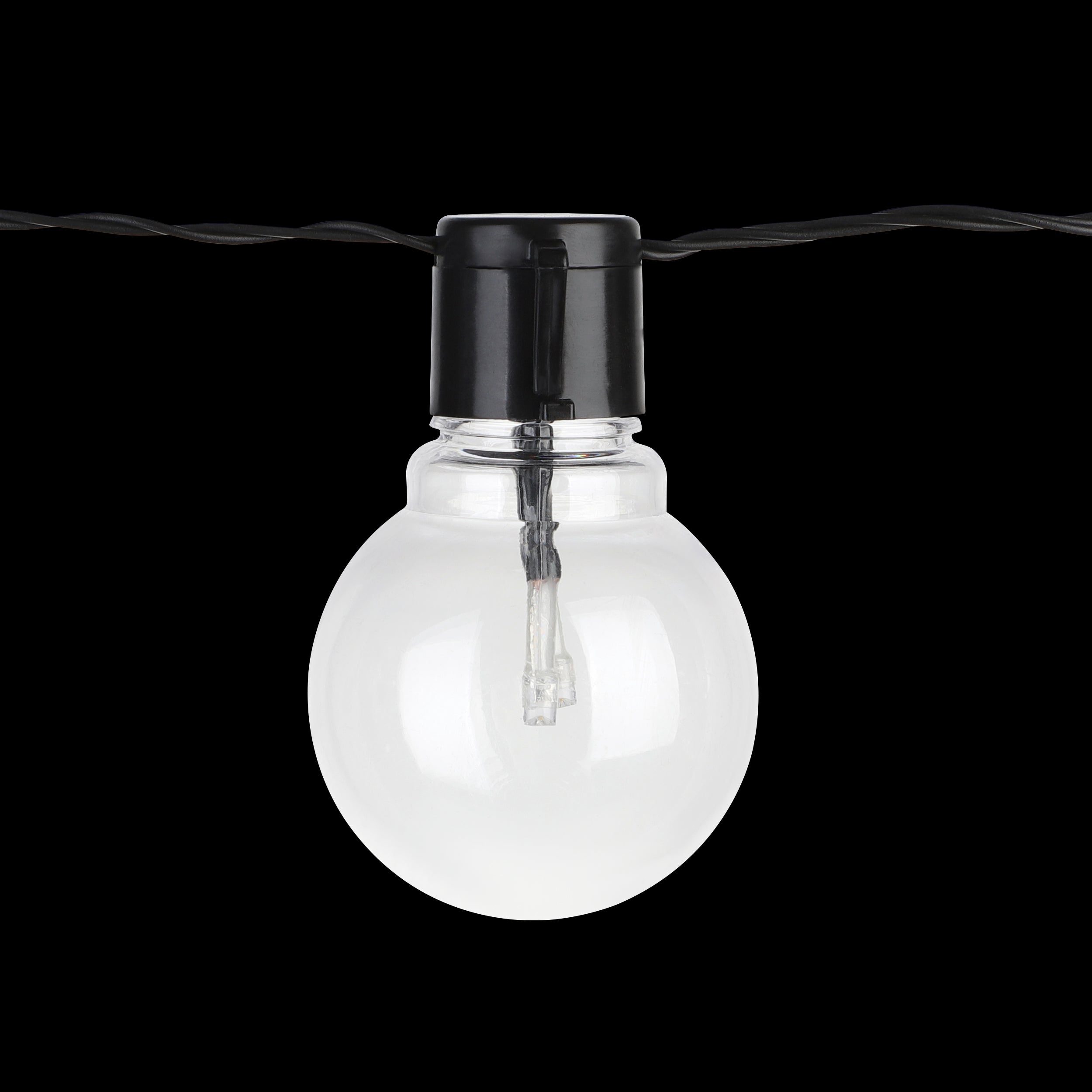 eglo partaj 16 light clear bulb outdoor festoon party set ip44 kitchen lighting